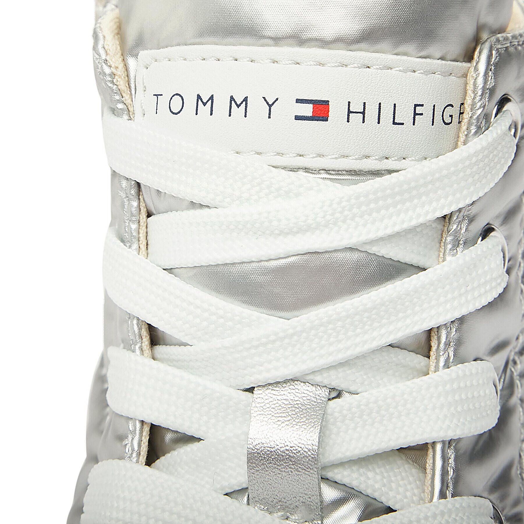 Tommy Hilfiger Сникърси T3A9-32975-1437904 S Сребрист - Pepit.bg