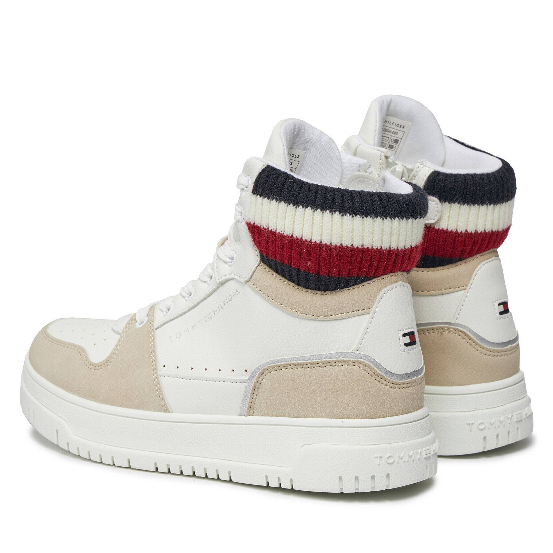 Tommy Hilfiger Сникърси T3A9-32989-1269A493 S Бял - Pepit.bg