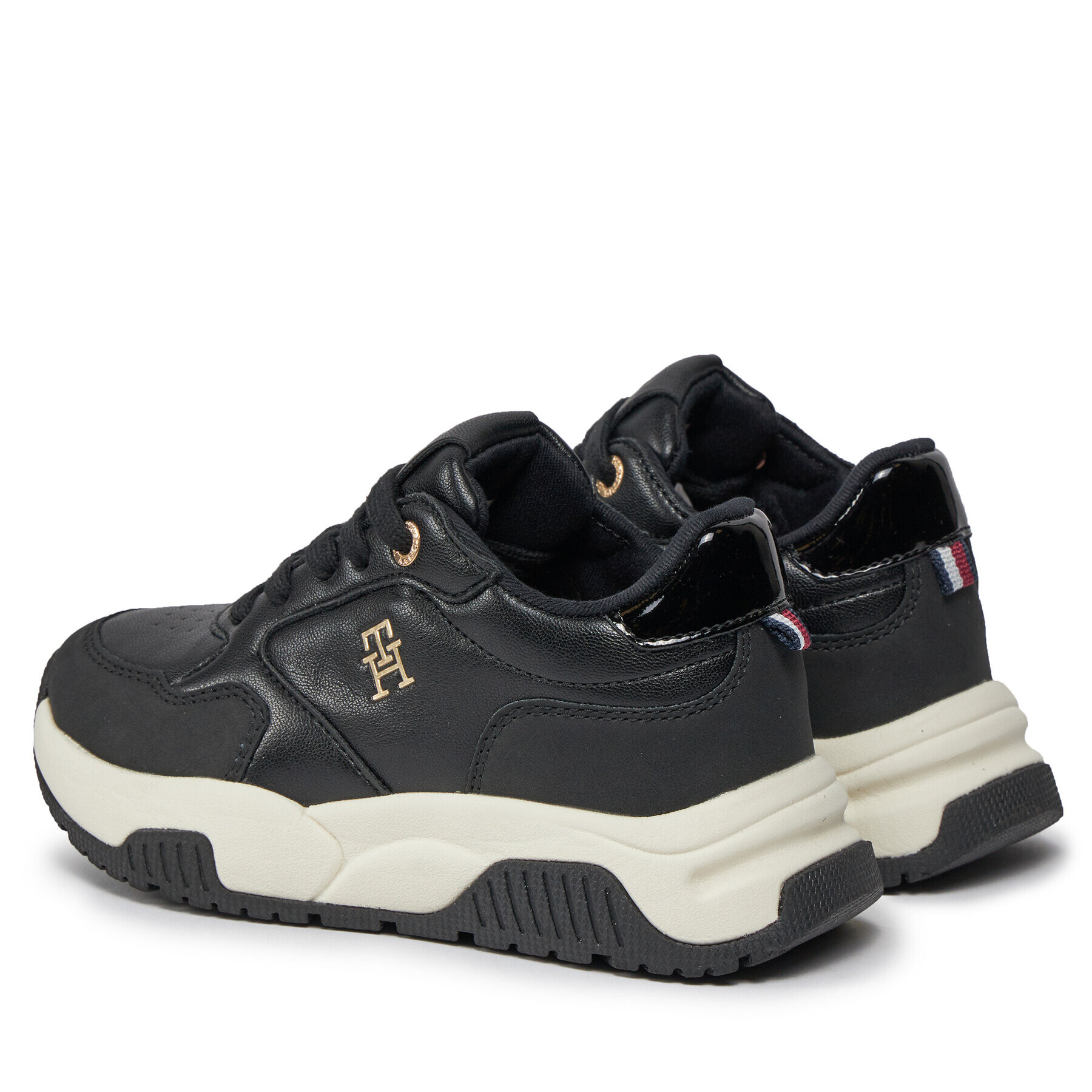 Tommy Hilfiger Сникърси T3A9-33003-1269999 M Черен - Pepit.bg
