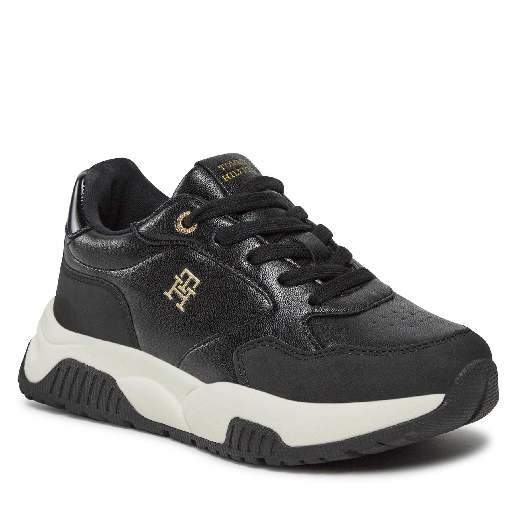 Tommy Hilfiger Сникърси T3A9-33003-1269999 S Черен - Pepit.bg