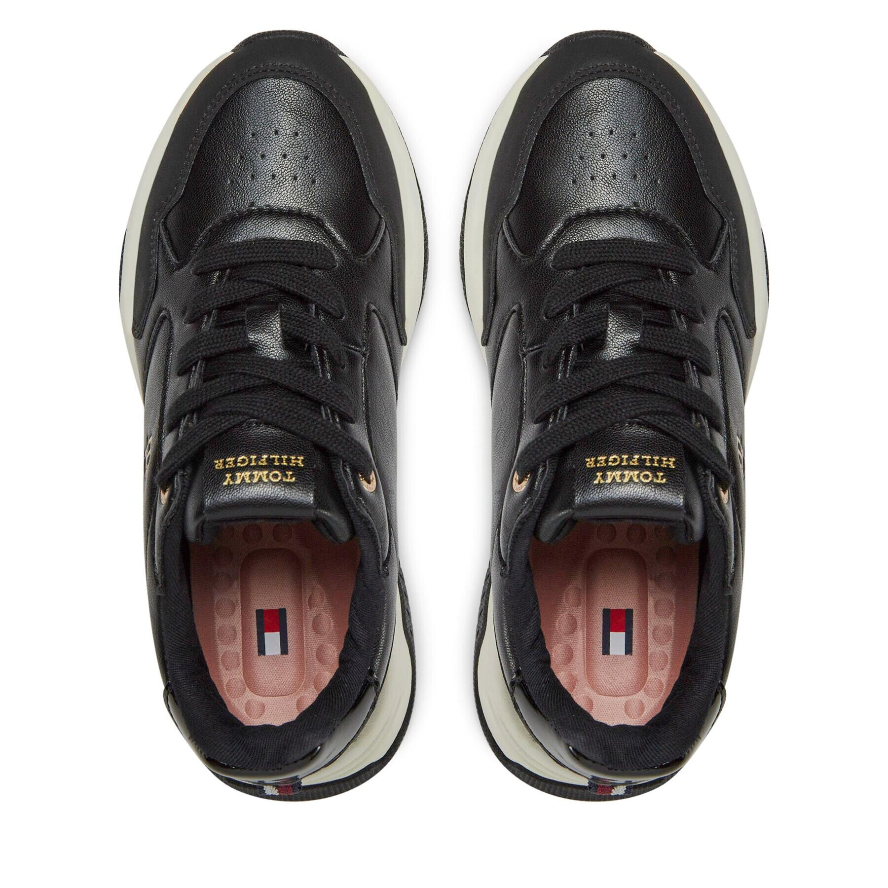 Tommy Hilfiger Сникърси T3A9-33003-1269999 S Черен - Pepit.bg