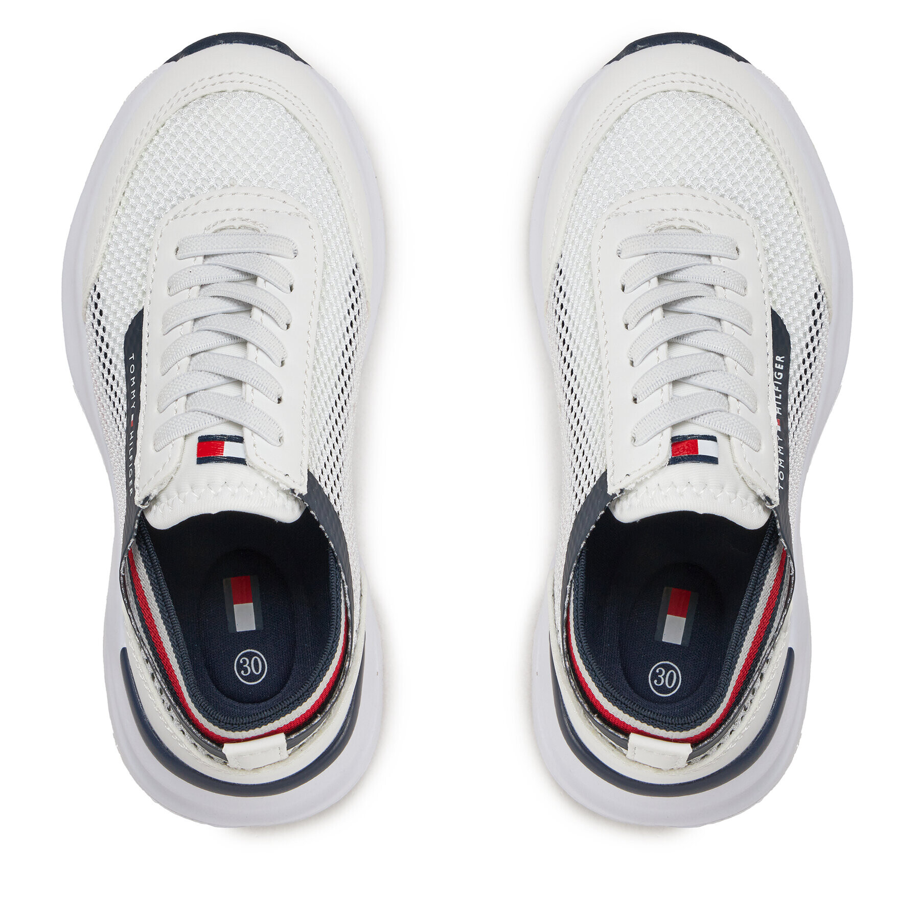 Tommy Hilfiger Сникърси T3B9-33395-1697 M Бял - Pepit.bg