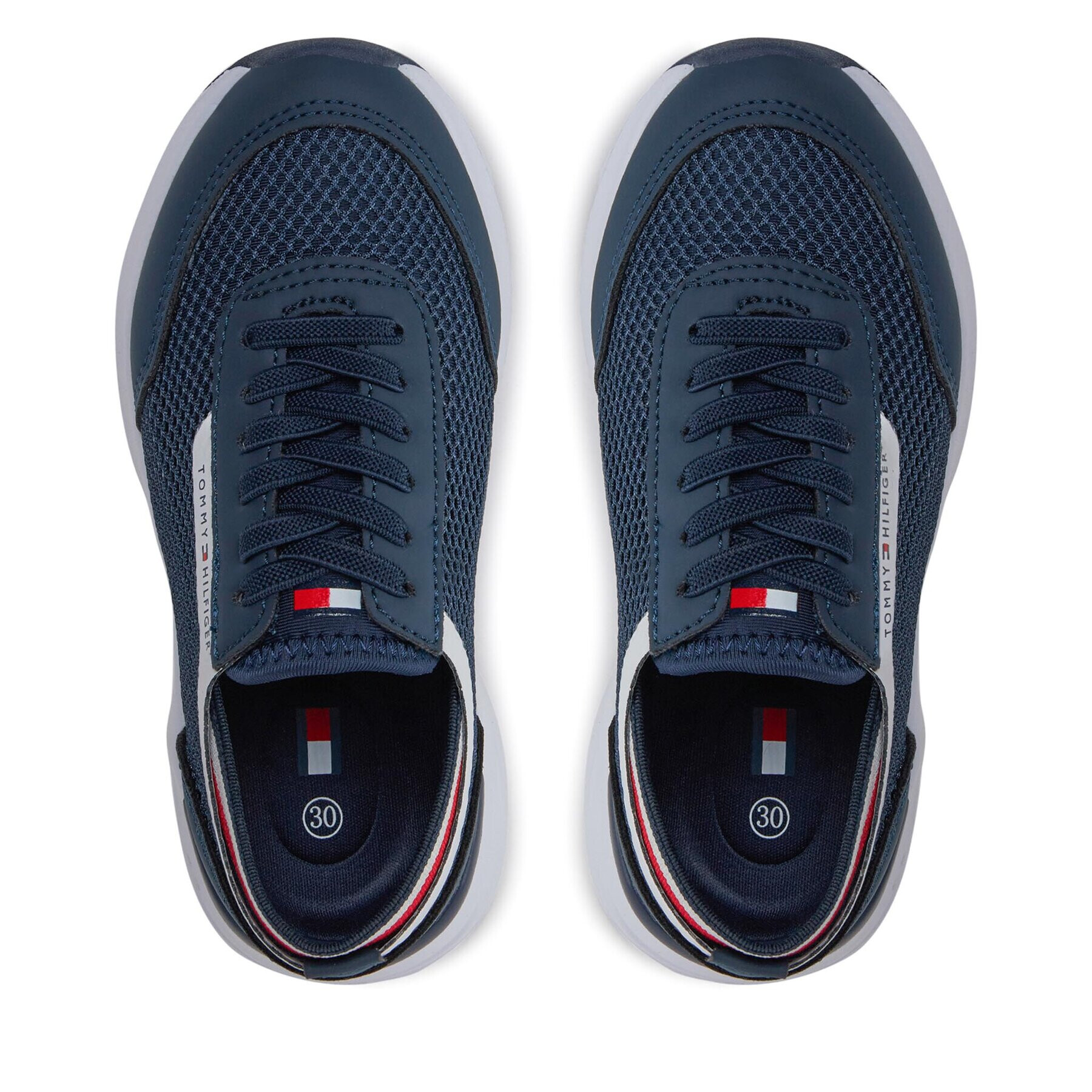 Tommy Hilfiger Сникърси T3B9-33395-1697 M Син - Pepit.bg