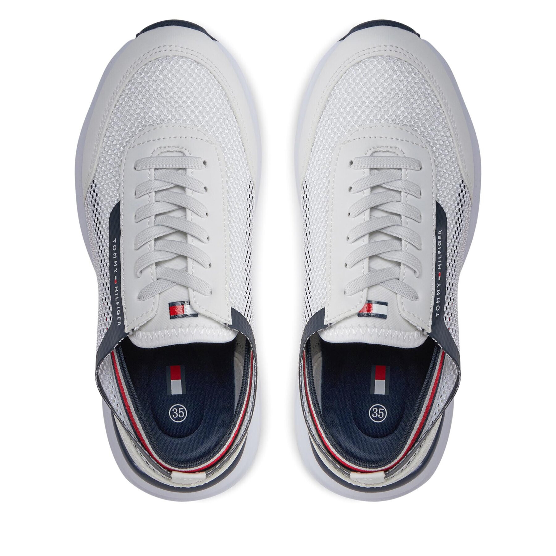 Tommy Hilfiger Сникърси T3B9-33395-1697 S Бял - Pepit.bg