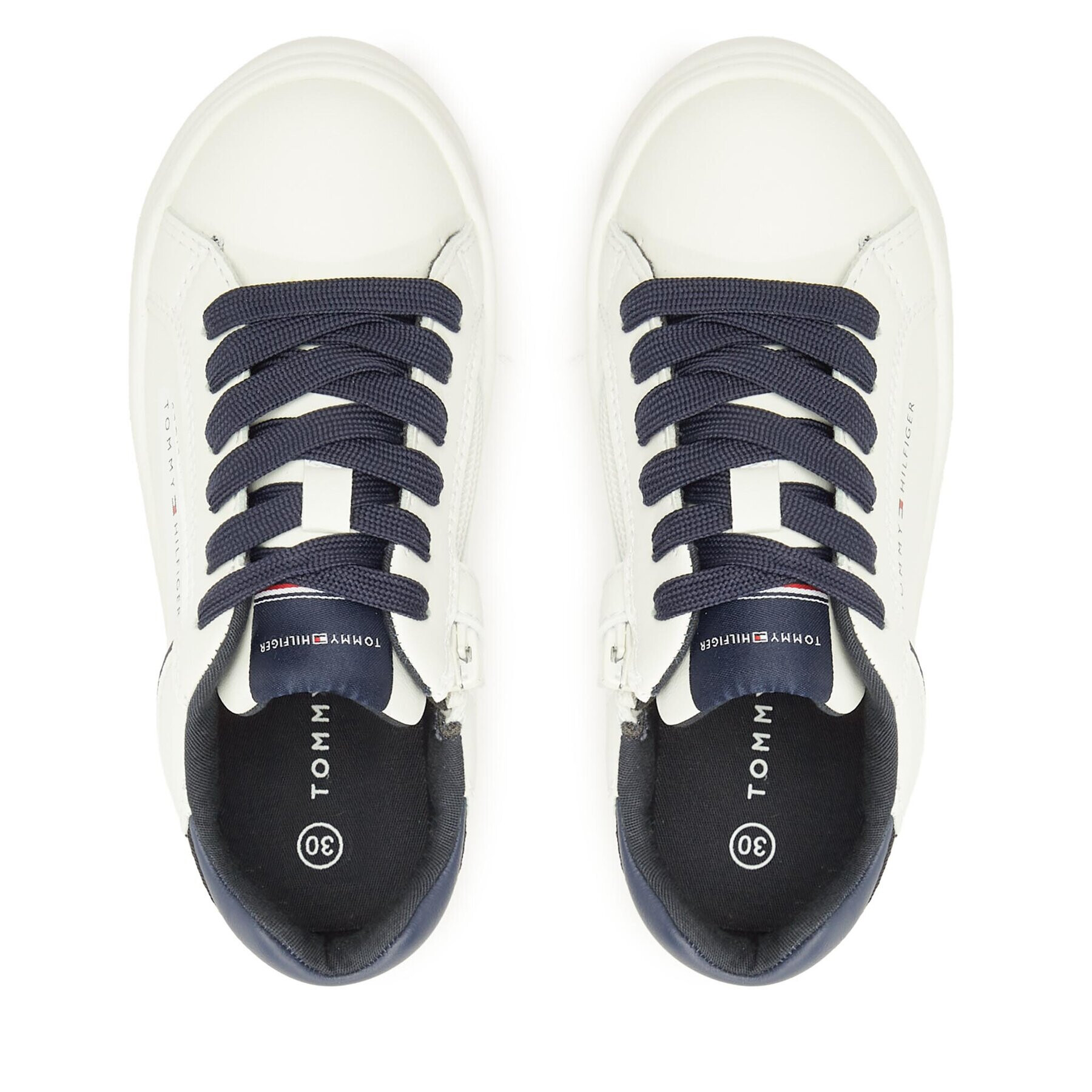 Tommy Hilfiger Сникърси T3X9-33112-1355530 M Бял - Pepit.bg