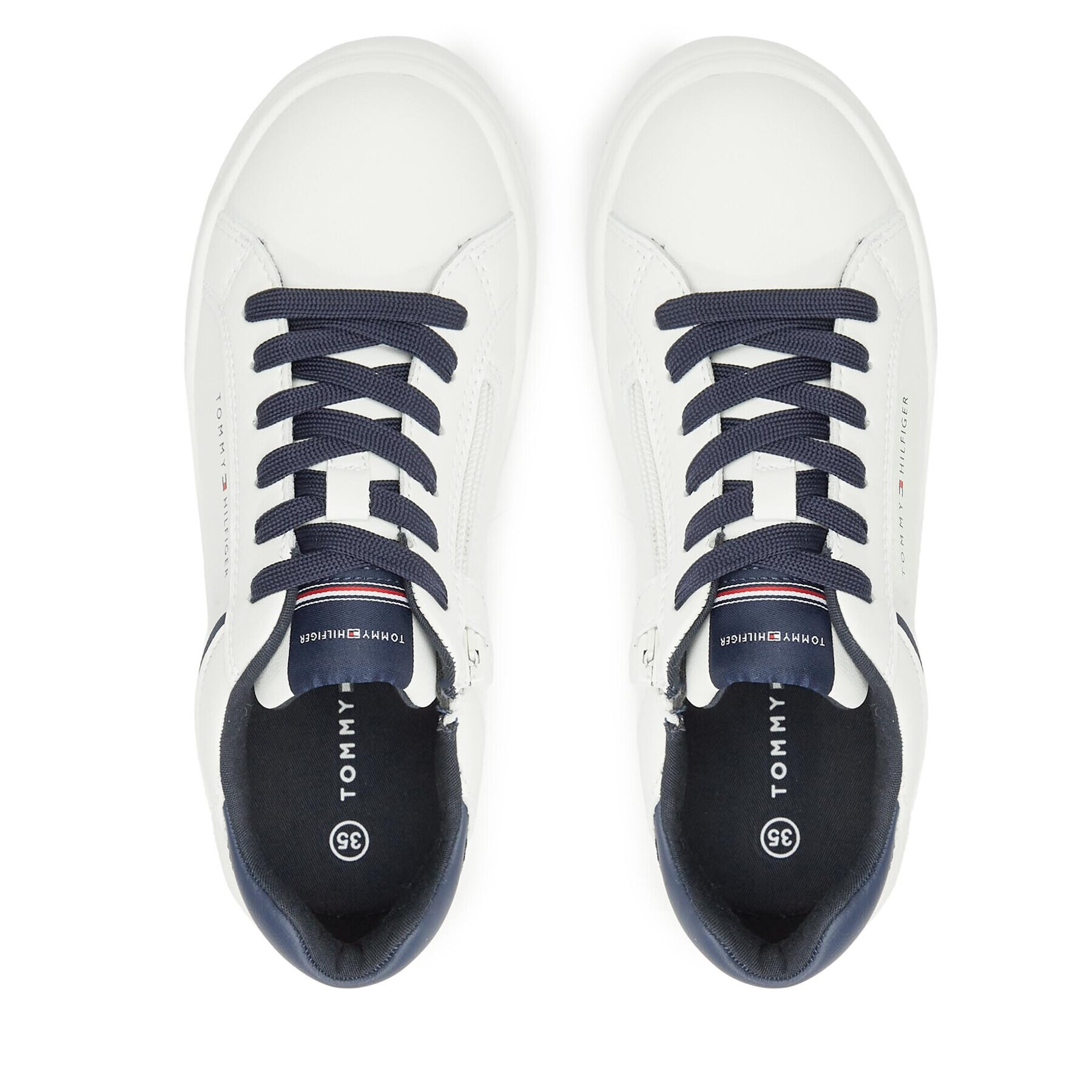 Tommy Hilfiger Сникърси T3X9-33112-1355530 S Бял - Pepit.bg
