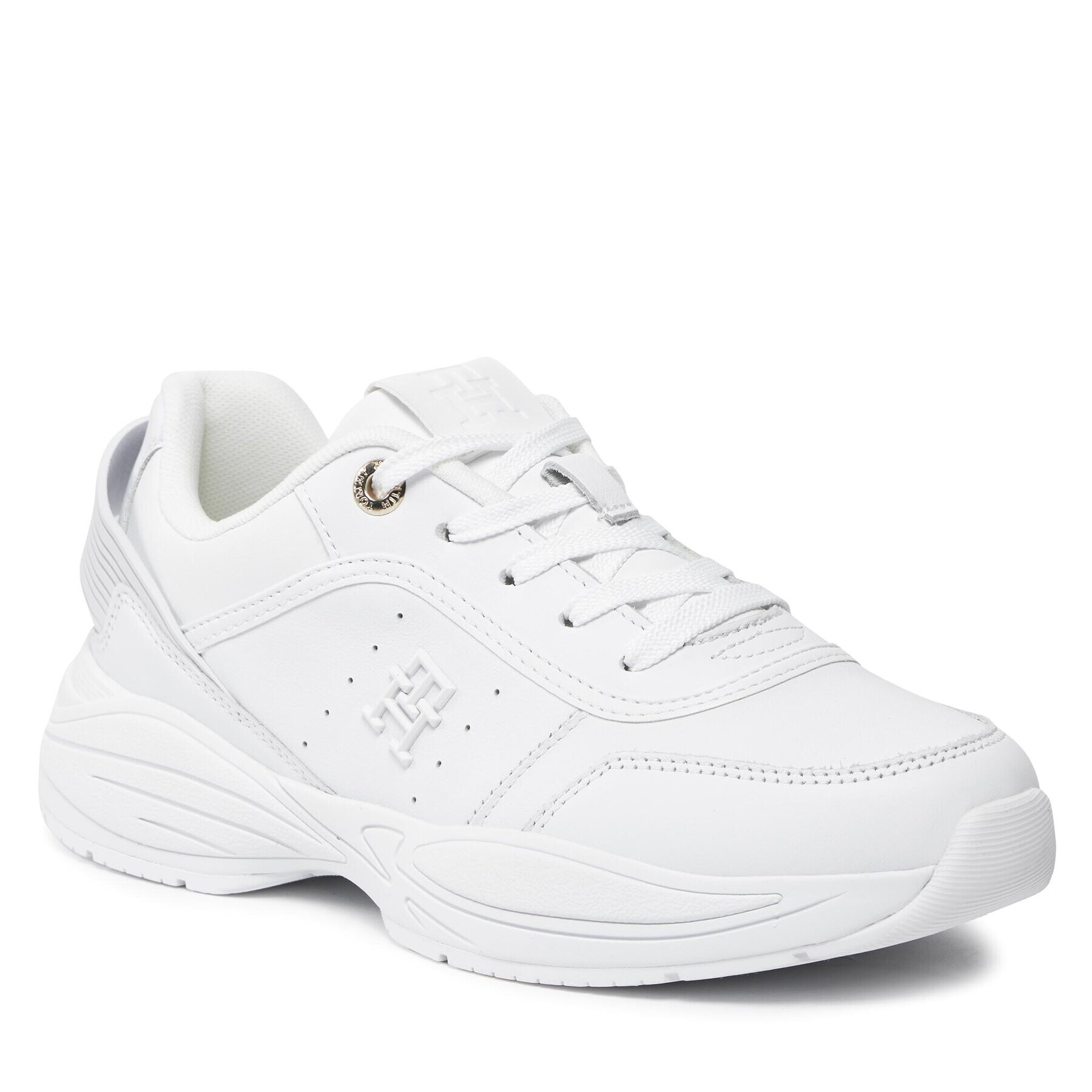 Tommy Hilfiger Сникърси Tech Heel Runner FW0FW07701 Бял - Pepit.bg