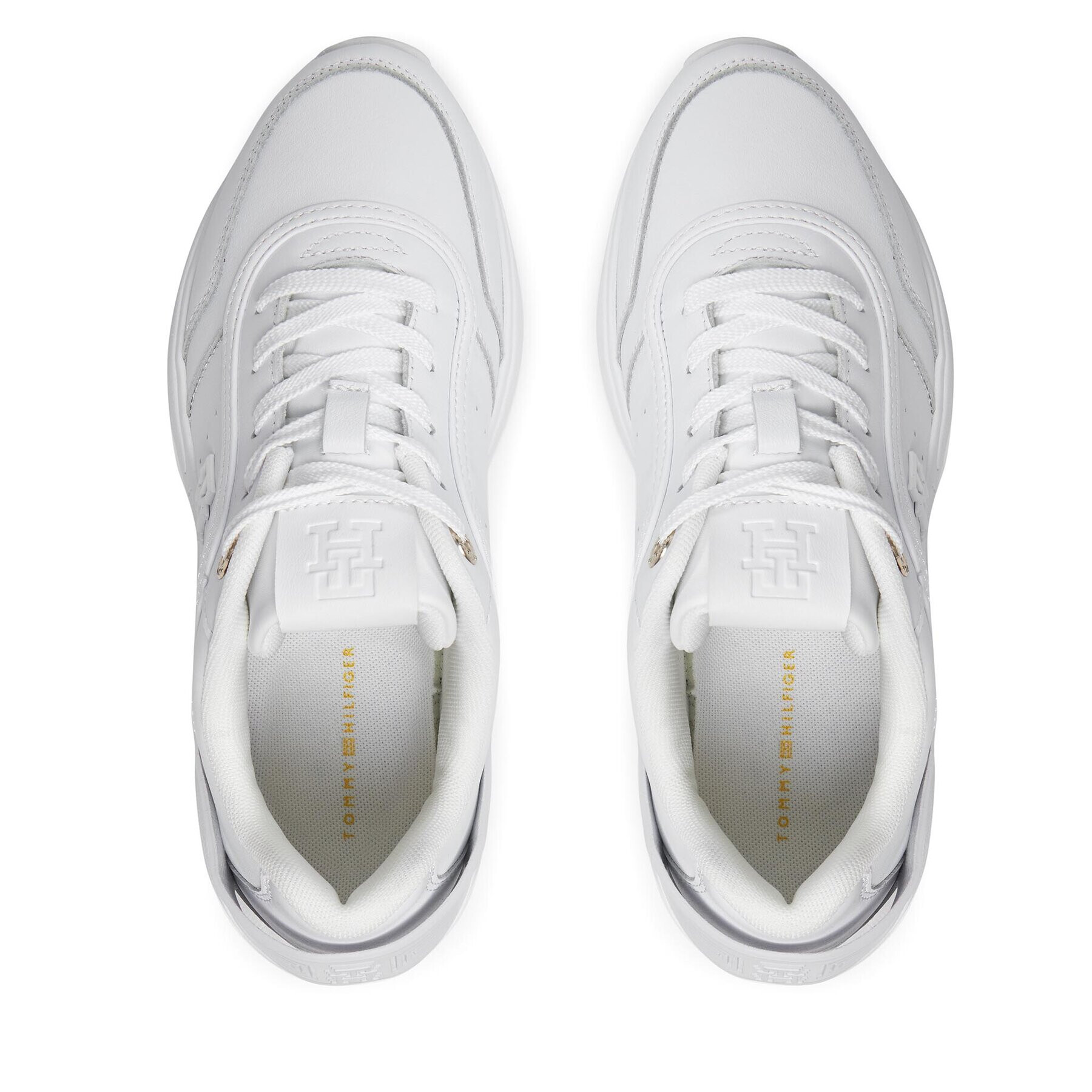 Tommy Hilfiger Сникърси Tech Heel Runner FW0FW07701 Бял - Pepit.bg