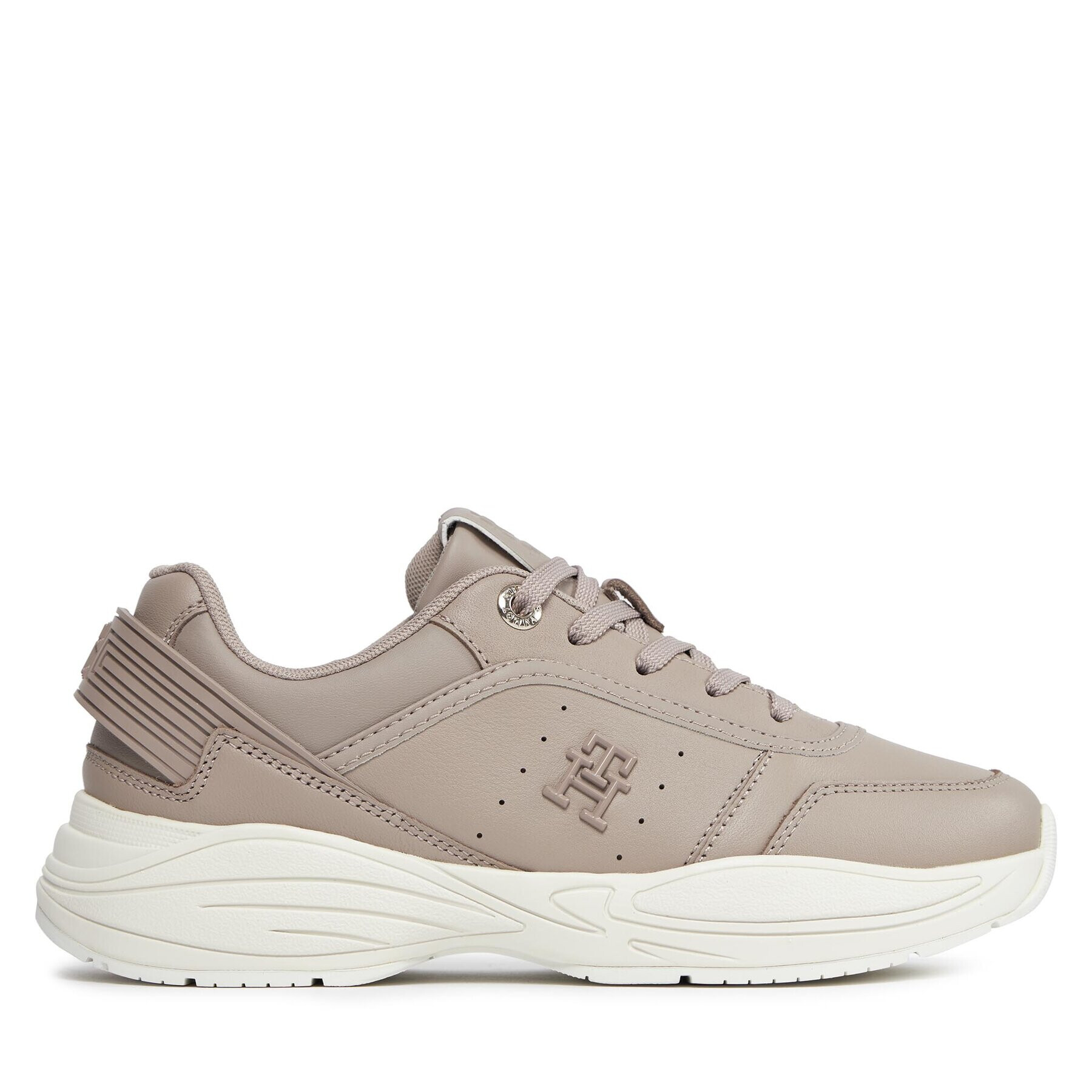 Tommy Hilfiger Сникърси Tech Heel Runner FW0FW07701 Сив - Pepit.bg