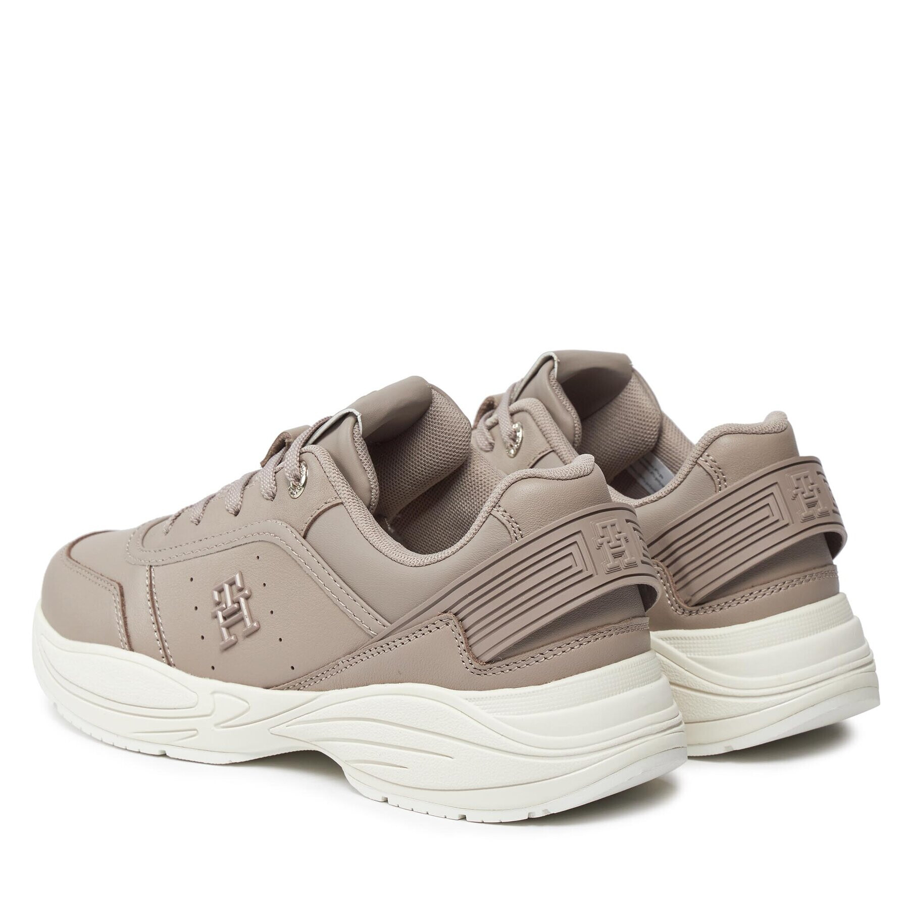 Tommy Hilfiger Сникърси Tech Heel Runner FW0FW07701 Сив - Pepit.bg