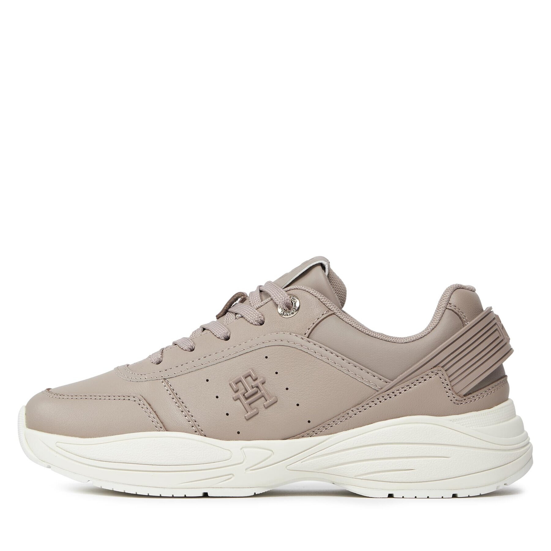 Tommy Hilfiger Сникърси Tech Heel Runner FW0FW07701 Сив - Pepit.bg