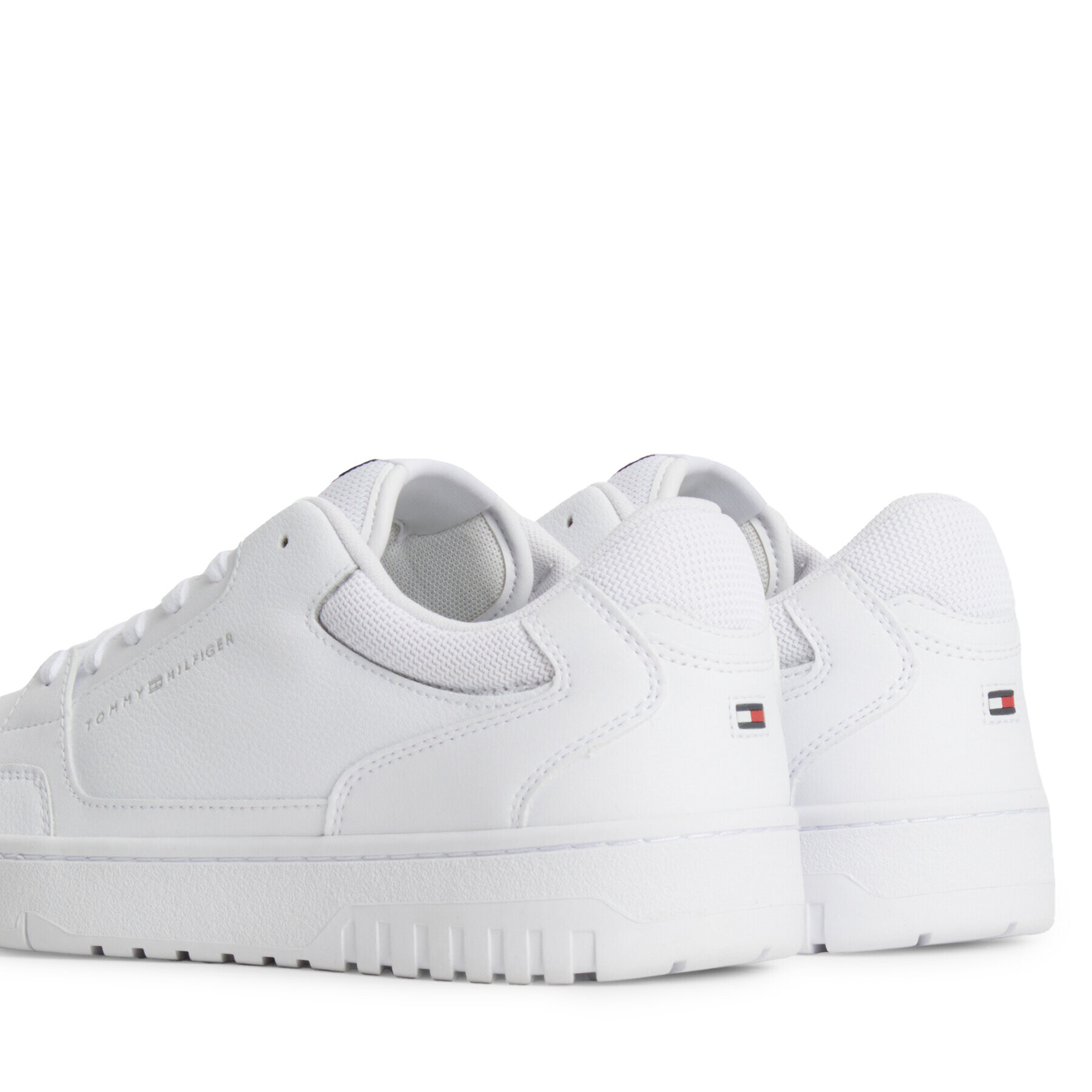 Tommy Hilfiger Сникърси Th Basket Core Leather FM0FM04727 Бял - Pepit.bg
