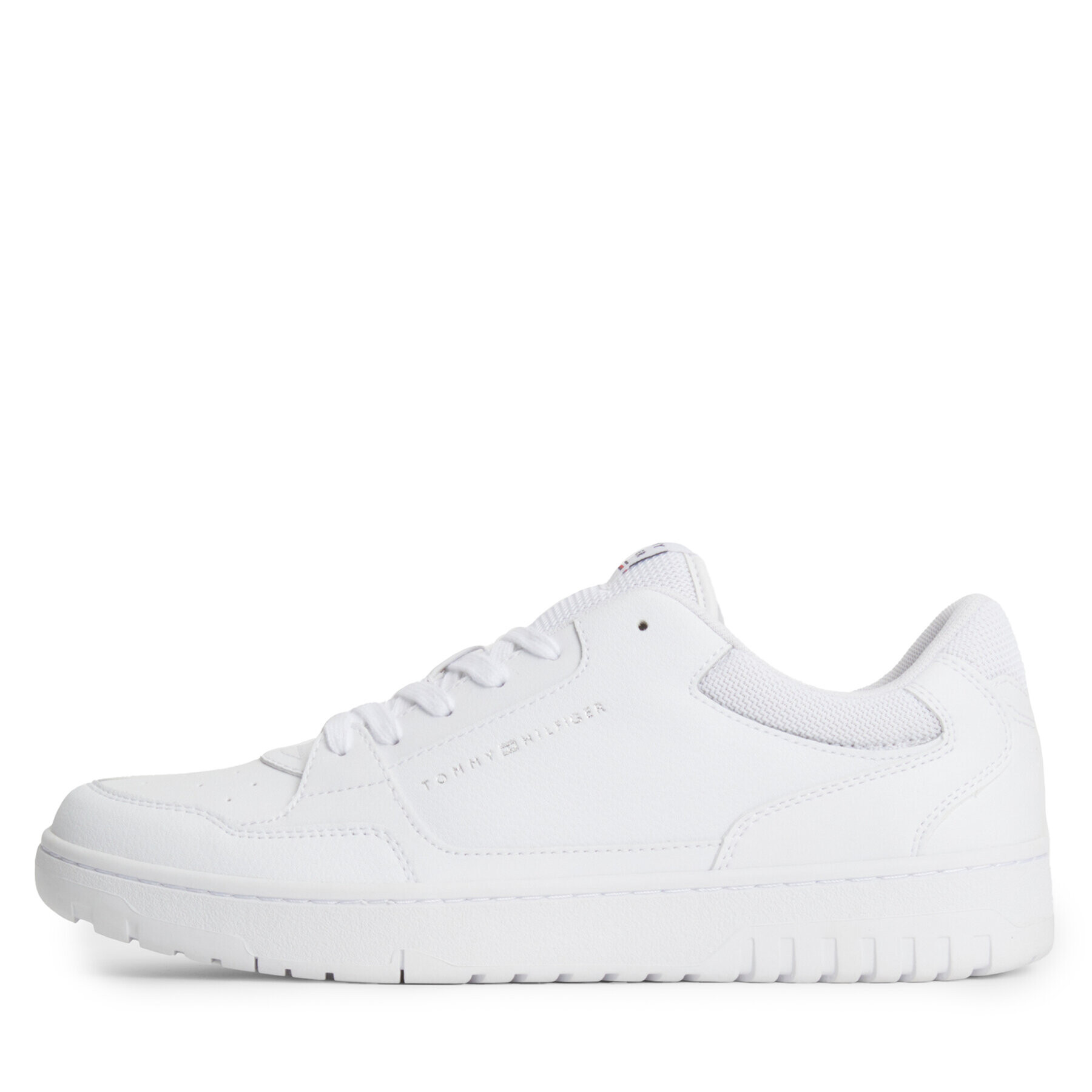 Tommy Hilfiger Сникърси Th Basket Core Leather FM0FM04727 Бял - Pepit.bg
