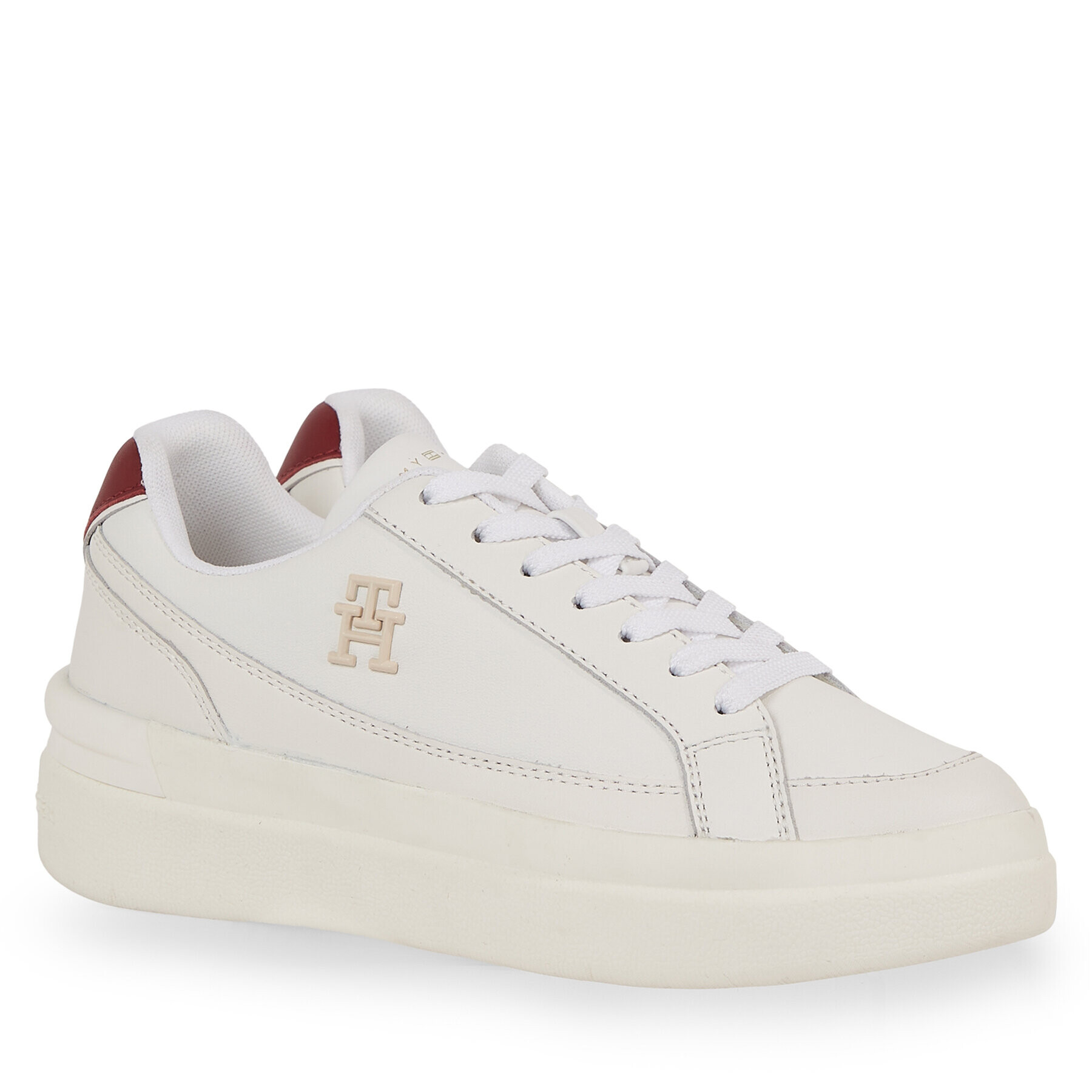 Tommy Hilfiger Сникърси Th Elevated Court Sneaker FW0FW07568 Бял - Pepit.bg