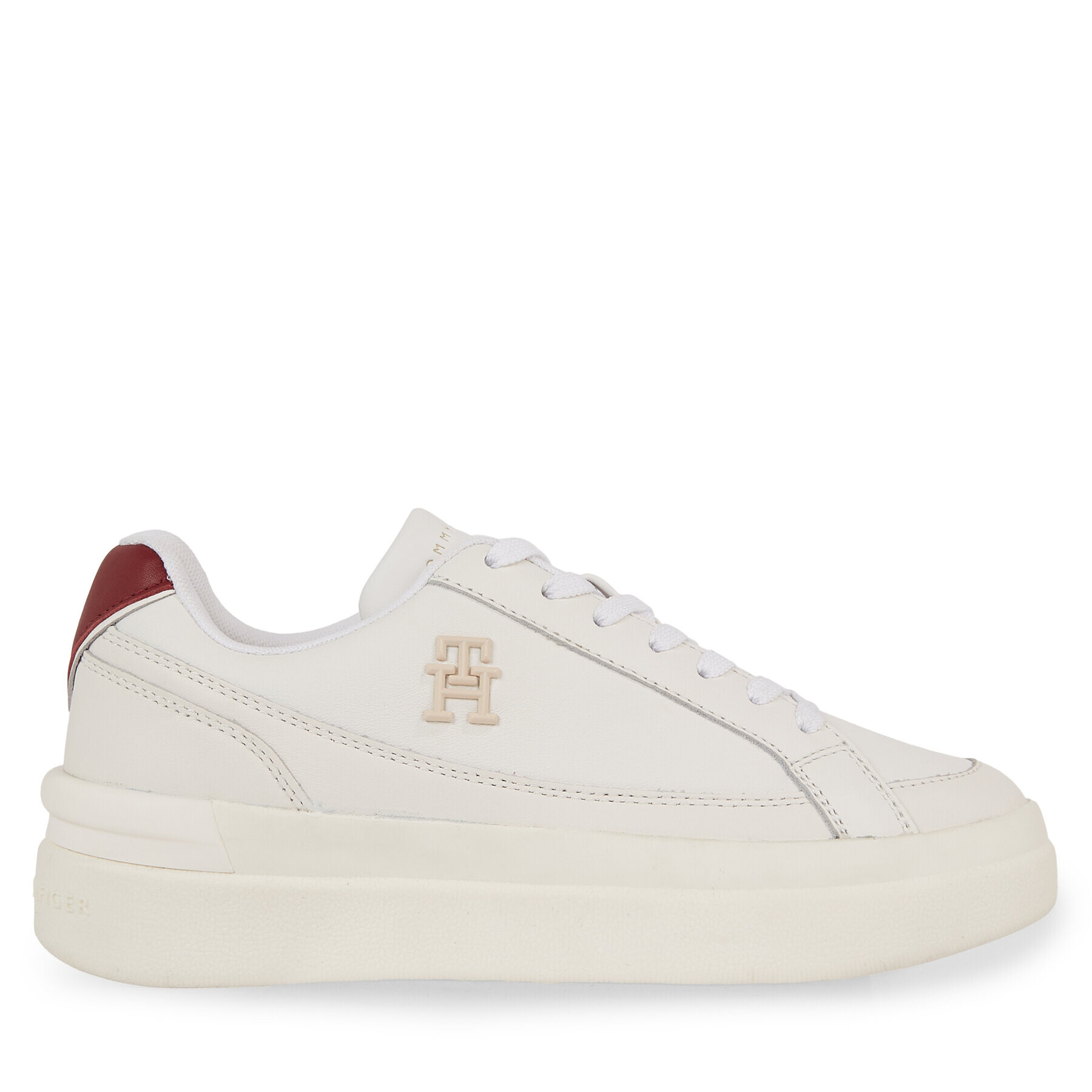 Tommy Hilfiger Сникърси Th Elevated Court Sneaker FW0FW07568 Бял - Pepit.bg