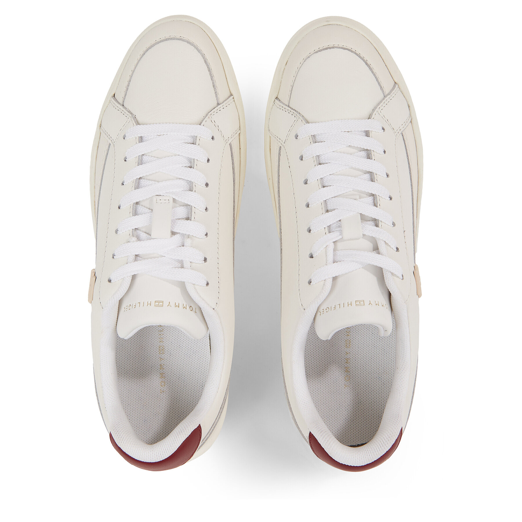 Tommy Hilfiger Сникърси Th Elevated Court Sneaker FW0FW07568 Бял - Pepit.bg
