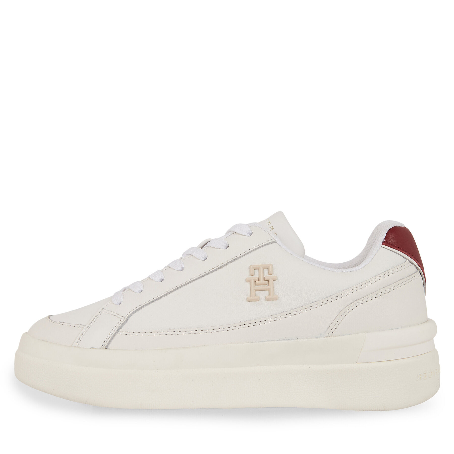 Tommy Hilfiger Сникърси Th Elevated Court Sneaker FW0FW07568 Бял - Pepit.bg