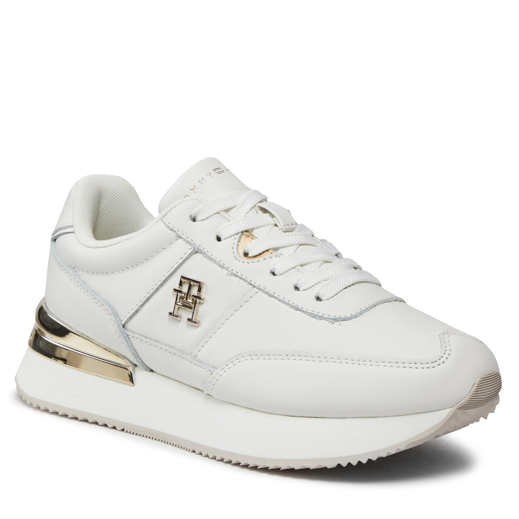 Tommy Hilfiger Сникърси Th Elevated Feminine Runner Hw FW0FW07830 Бял - Pepit.bg