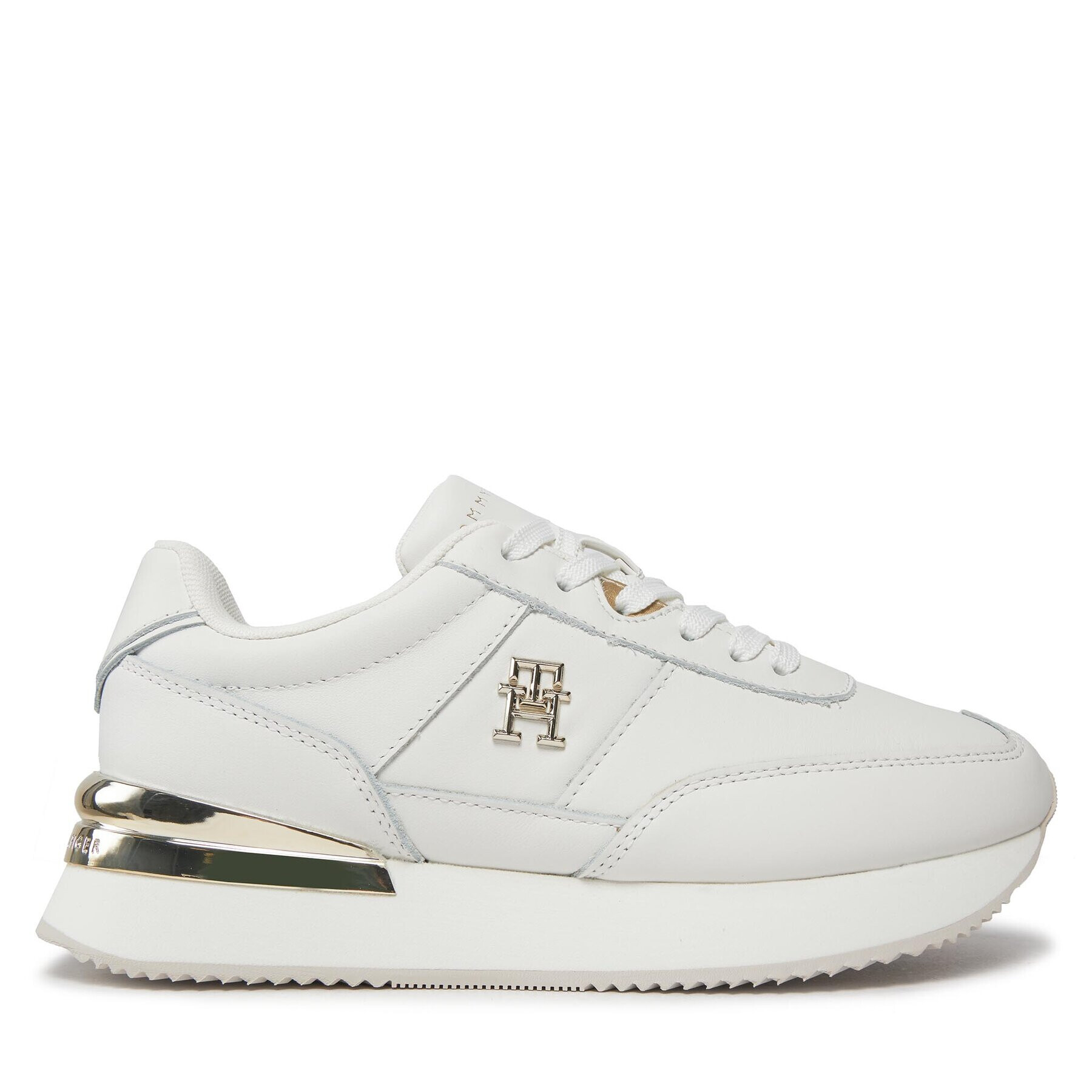 Tommy Hilfiger Сникърси Th Elevated Feminine Runner Hw FW0FW07830 Бял - Pepit.bg
