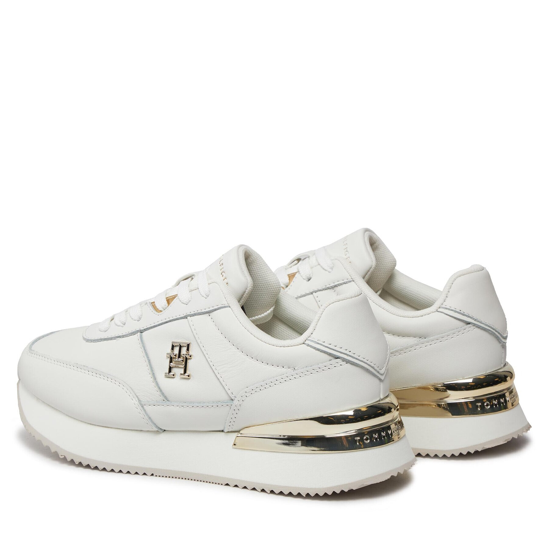 Tommy Hilfiger Сникърси Th Elevated Feminine Runner Hw FW0FW07830 Бял - Pepit.bg