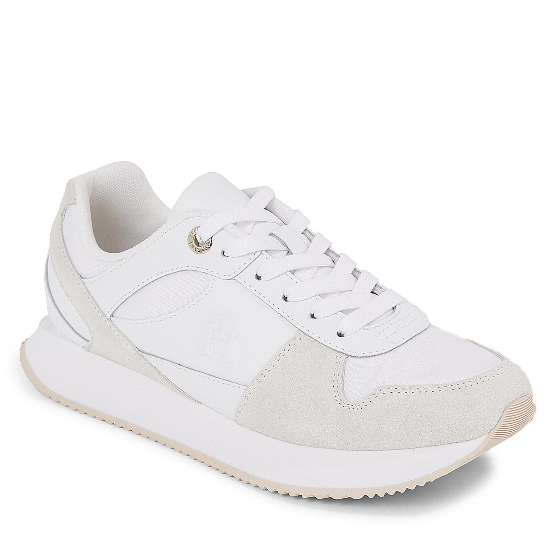 Tommy Hilfiger Сникърси Th Essential Runner FW0FW07585 Бял - Pepit.bg
