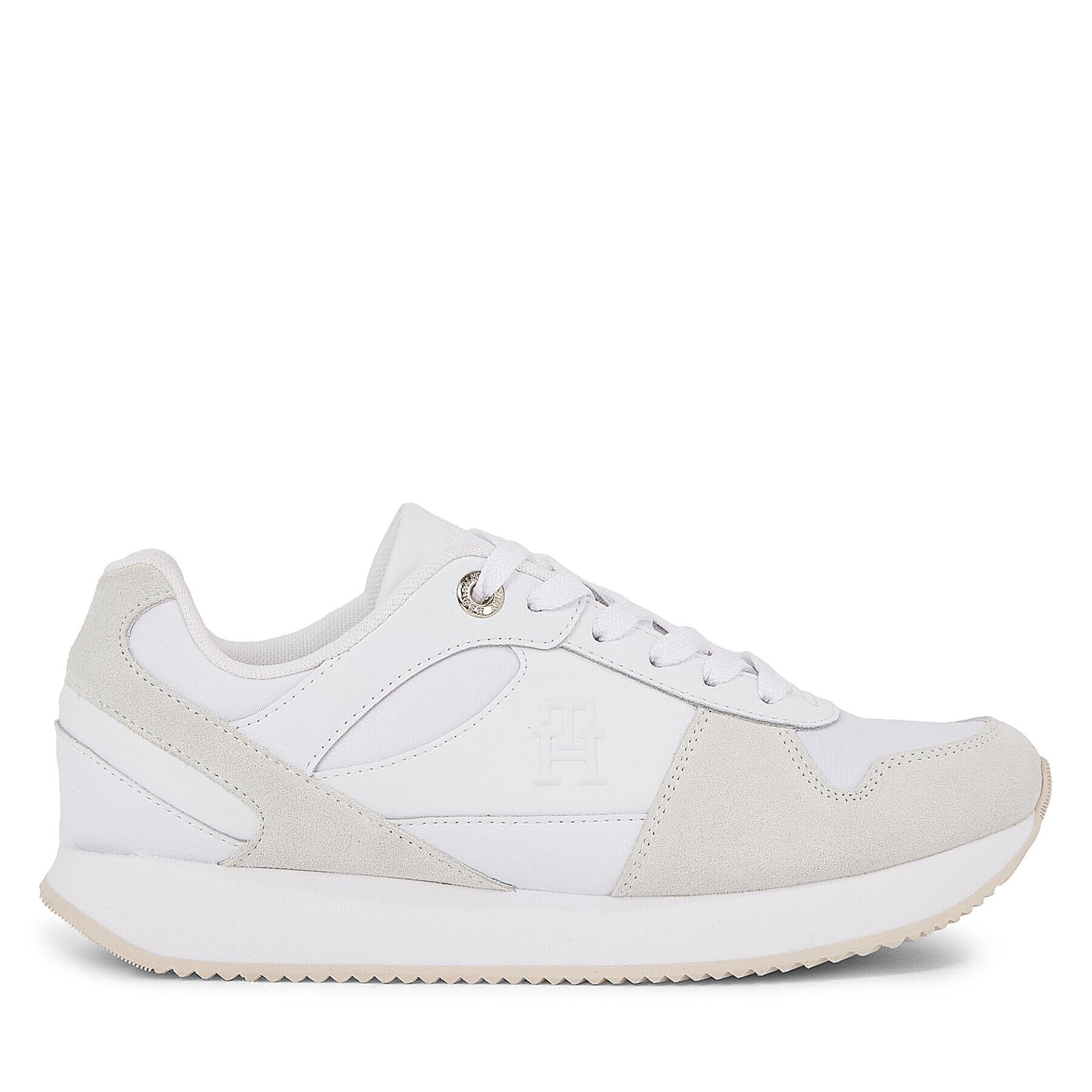 Tommy Hilfiger Сникърси Th Essential Runner FW0FW07585 Бял - Pepit.bg