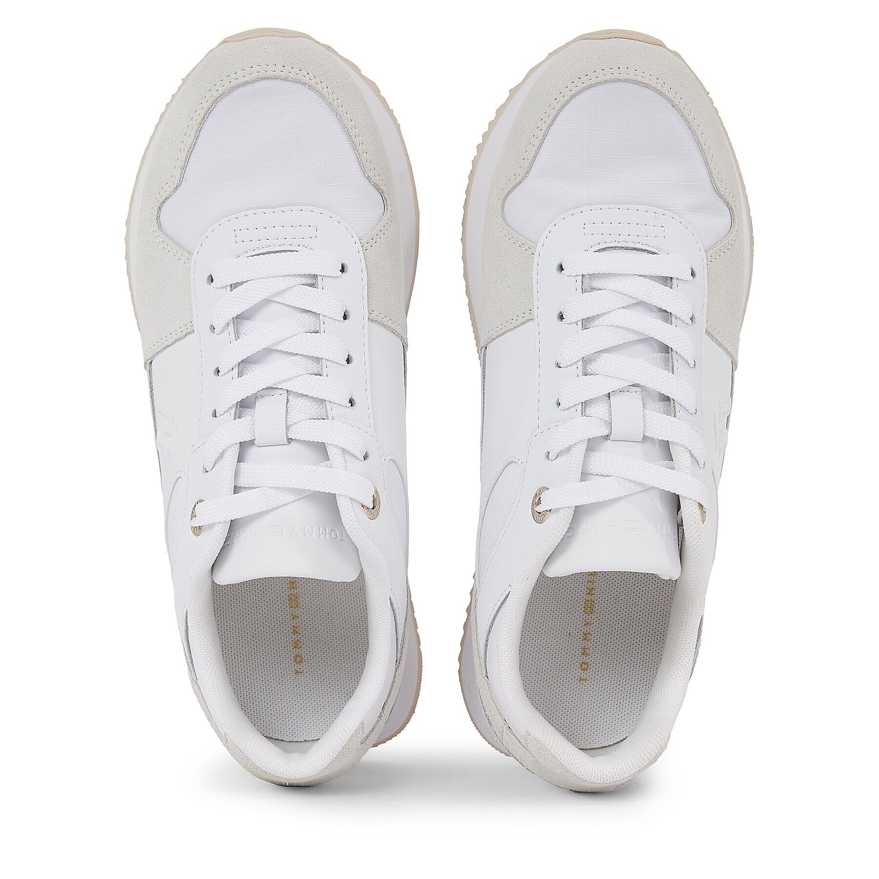 Tommy Hilfiger Сникърси Th Essential Runner FW0FW07585 Бял - Pepit.bg