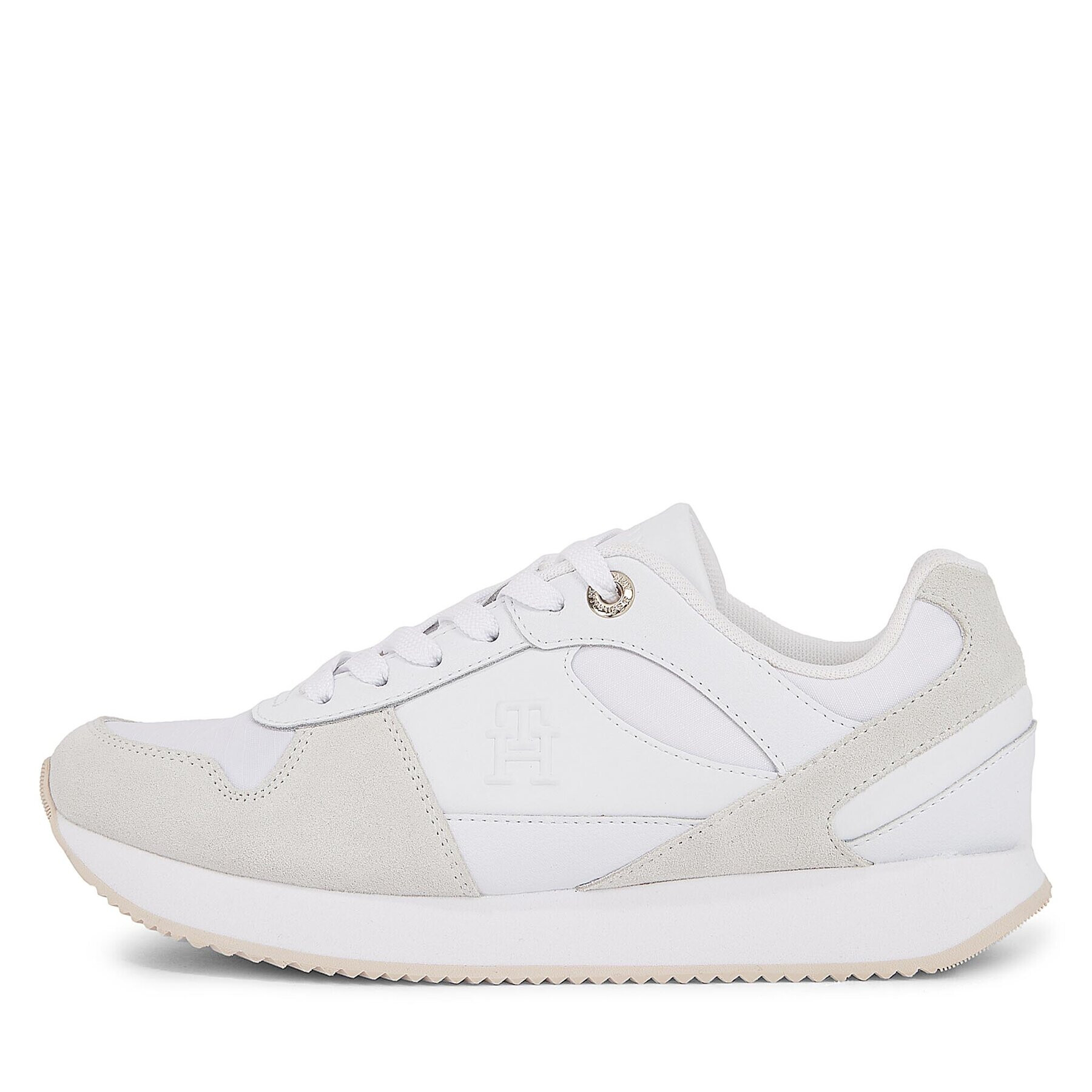 Tommy Hilfiger Сникърси Th Essential Runner FW0FW07585 Бял - Pepit.bg