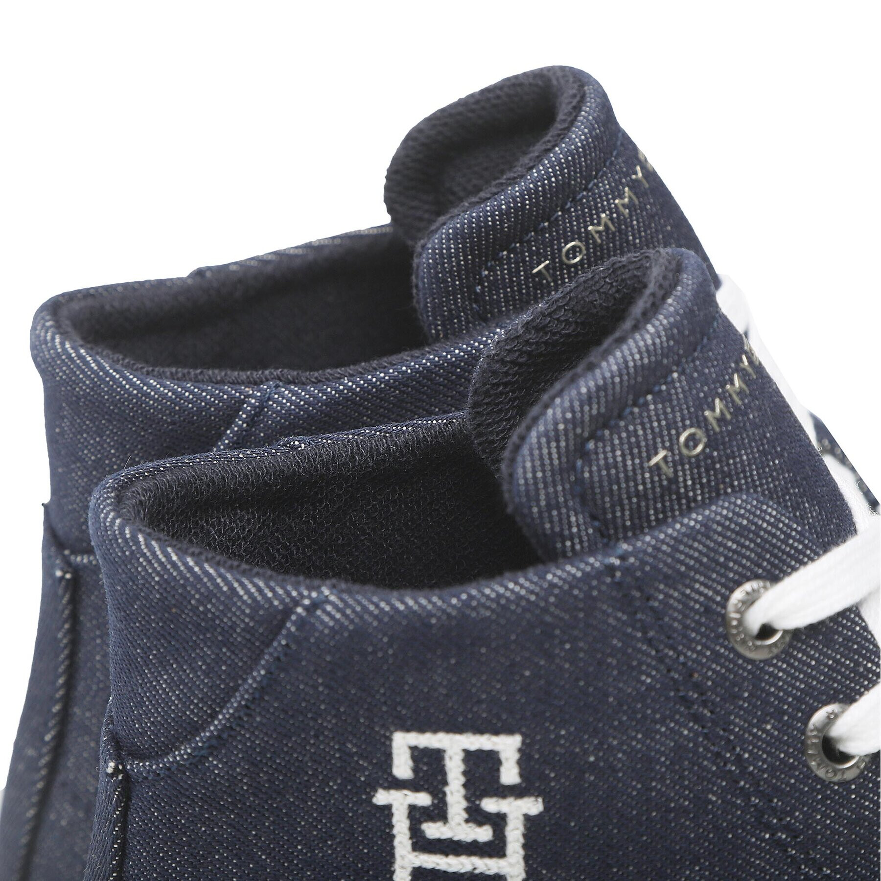 Tommy Hilfiger Сникърси Th Hi Vulc Premium FM0FM04542 Тъмносин - Pepit.bg