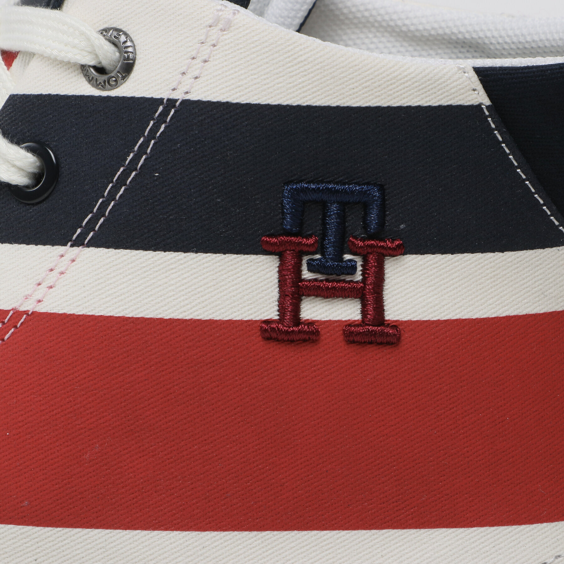 Tommy Hilfiger Сникърси Th Hi Vulc Street Stripes FM0FM04690 Тъмносин - Pepit.bg