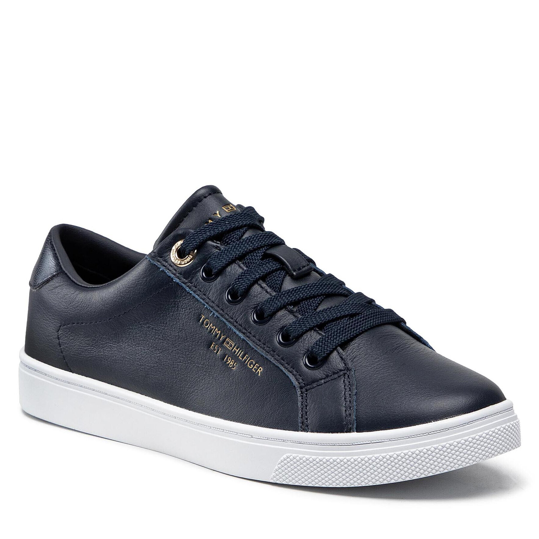 Tommy Hilfiger Сникърси Th Icon Cupsole Sneaker FW0FW05919 Тъмносин - Pepit.bg