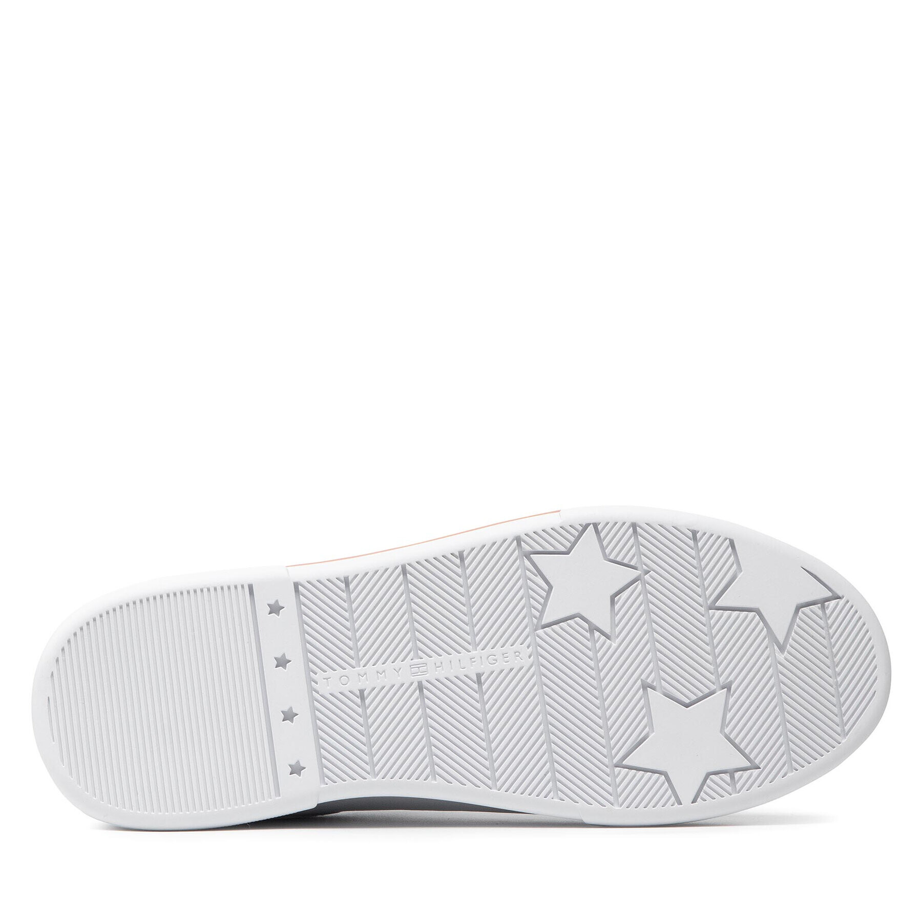Tommy Hilfiger Сникърси Th Monogram Elevated Sneaker FW0FW06455 Бял - Pepit.bg