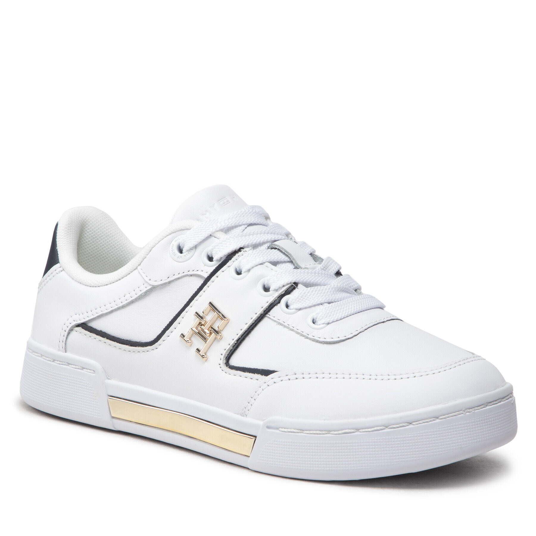 Tommy Hilfiger Сникърси Th Prep Court Sneaker FW0FW06859 Бял - Pepit.bg