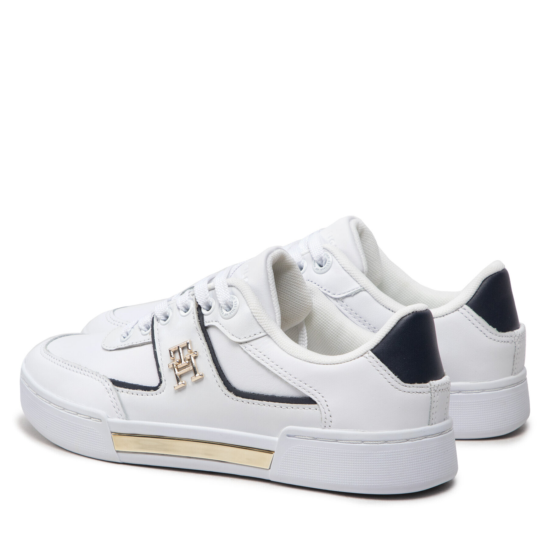 Tommy Hilfiger Сникърси Th Prep Court Sneaker FW0FW06859 Бял - Pepit.bg