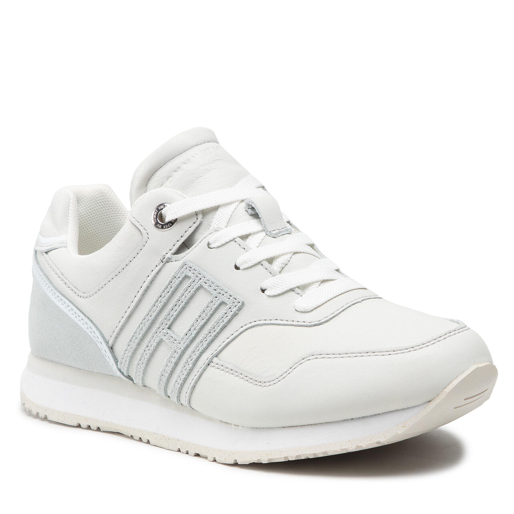 Tommy Hilfiger Сникърси Th W Undyed Runner FW0FW06488 Сив - Pepit.bg