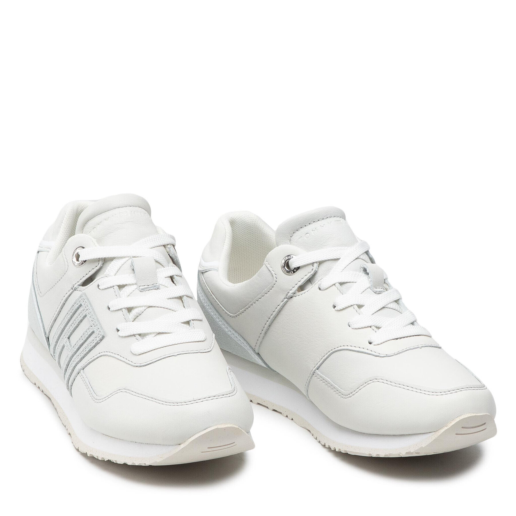 Tommy Hilfiger Сникърси Th W Undyed Runner FW0FW06488 Сив - Pepit.bg