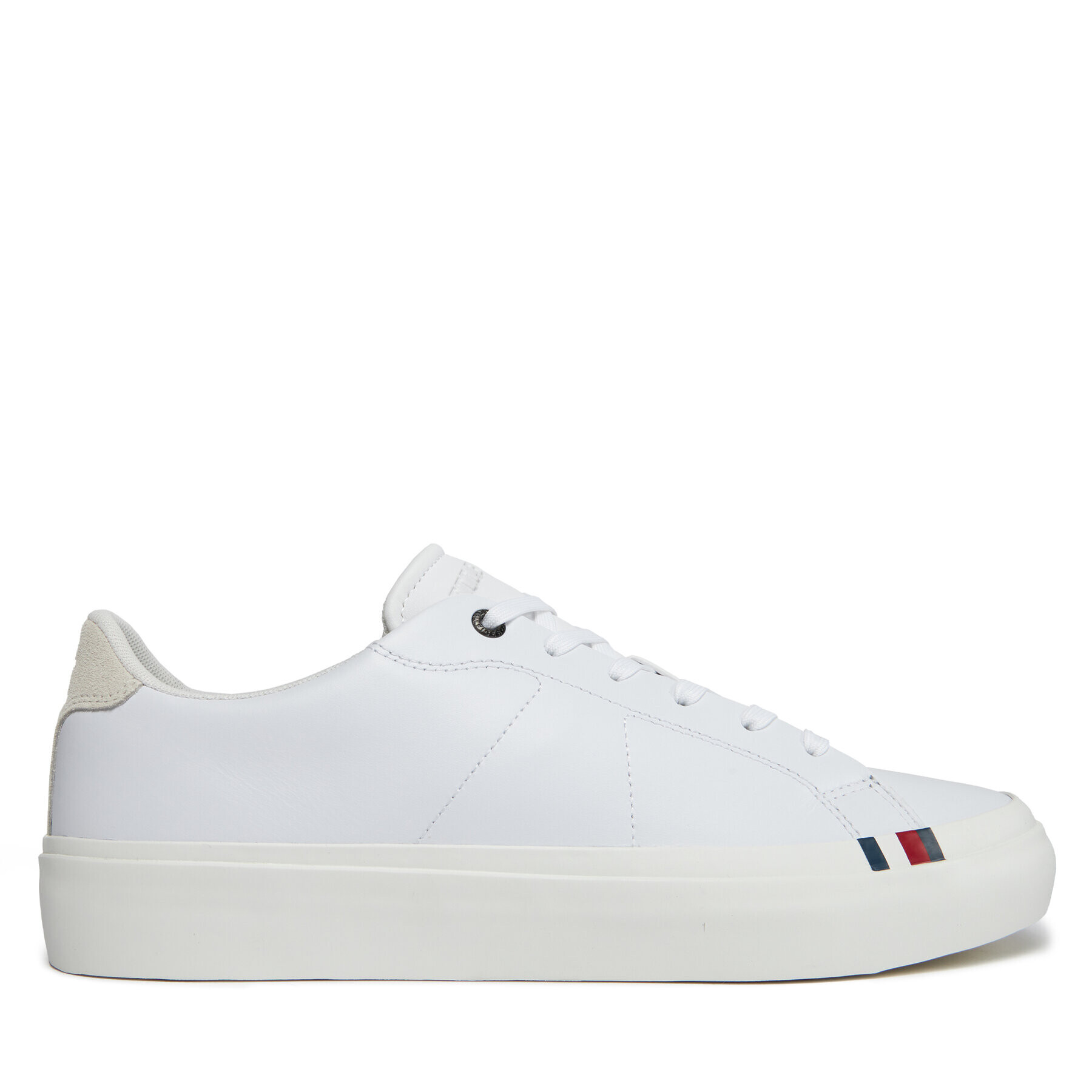 Tommy Hilfiger Сникърси Thick Vulc Low Premium Lth FM0FM04881 Бял - Pepit.bg