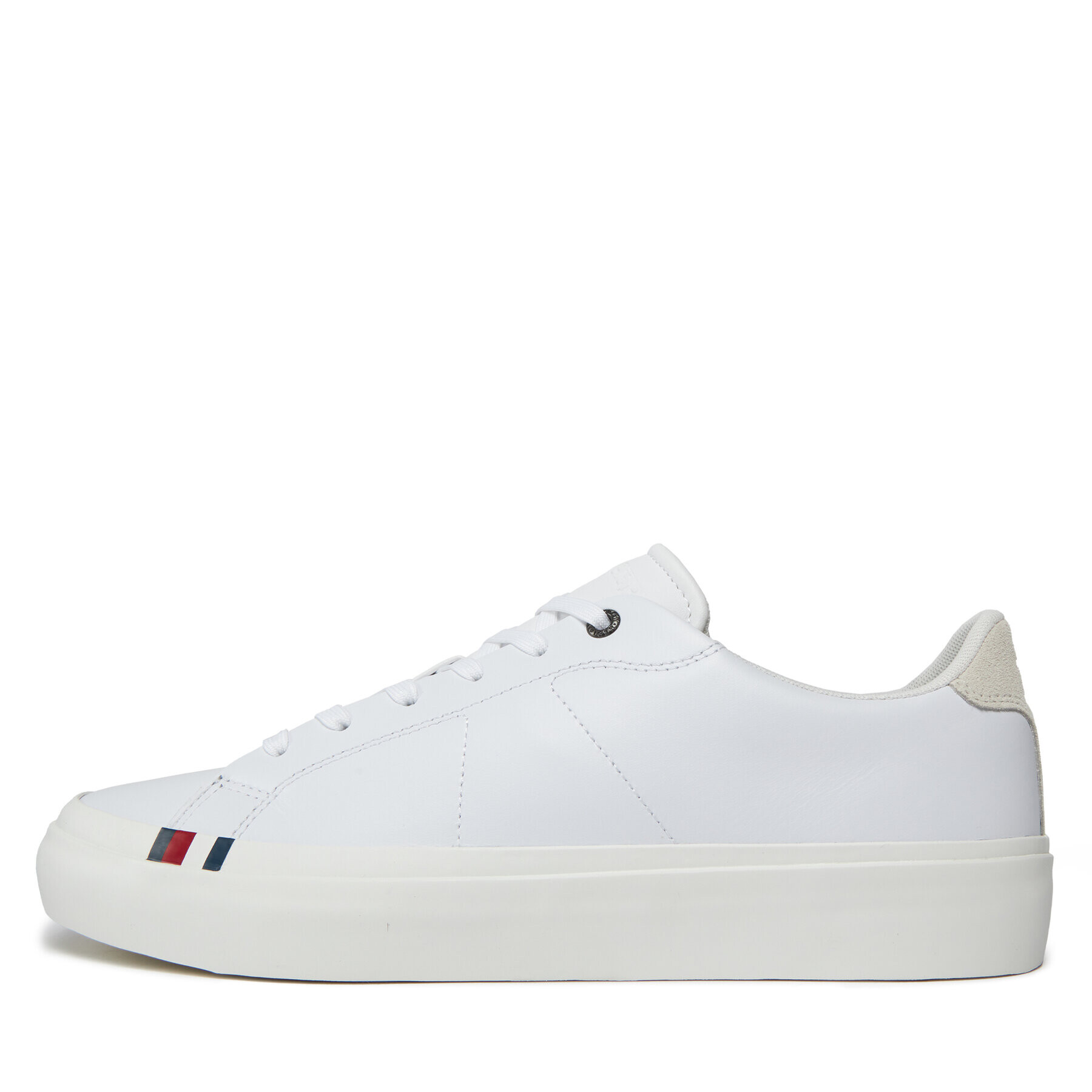Tommy Hilfiger Сникърси Thick Vulc Low Premium Lth FM0FM04881 Бял - Pepit.bg