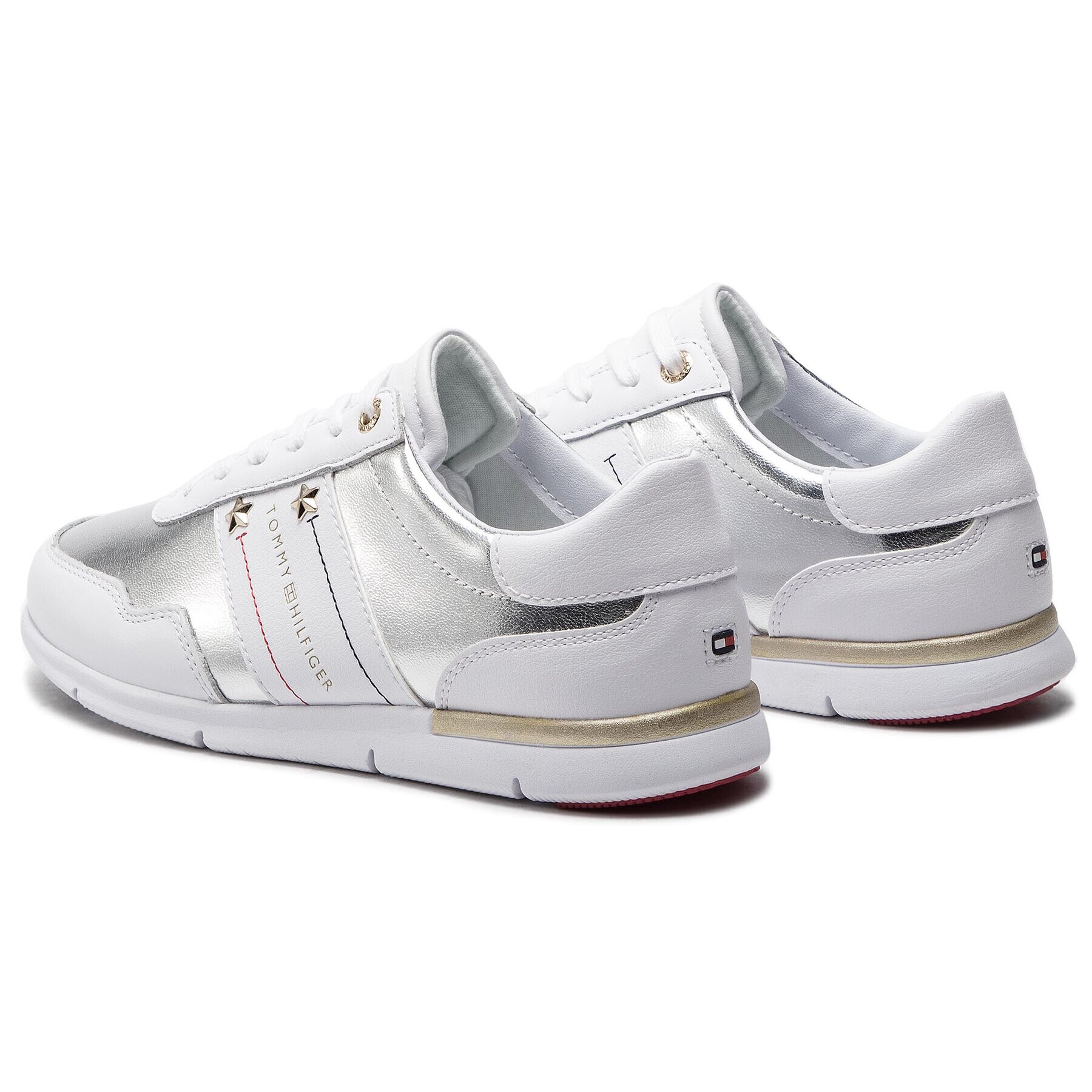 Tommy Hilfiger Сникърси Tommy Essential Leather Sneaker FW0FW03688 Бял - Pepit.bg
