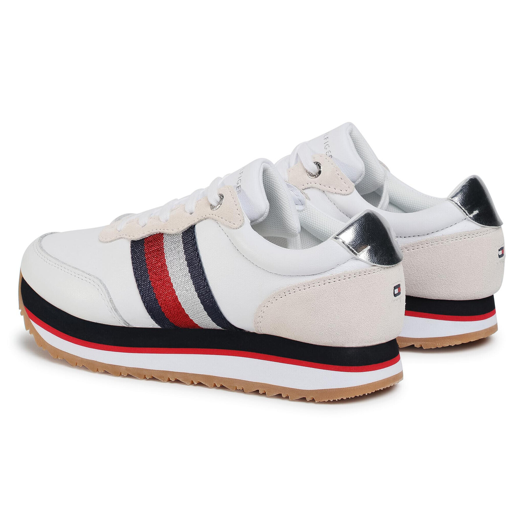 Tommy Hilfiger Сникърси Tommy Tape Sneaker FW0FW04997 Бял - Pepit.bg