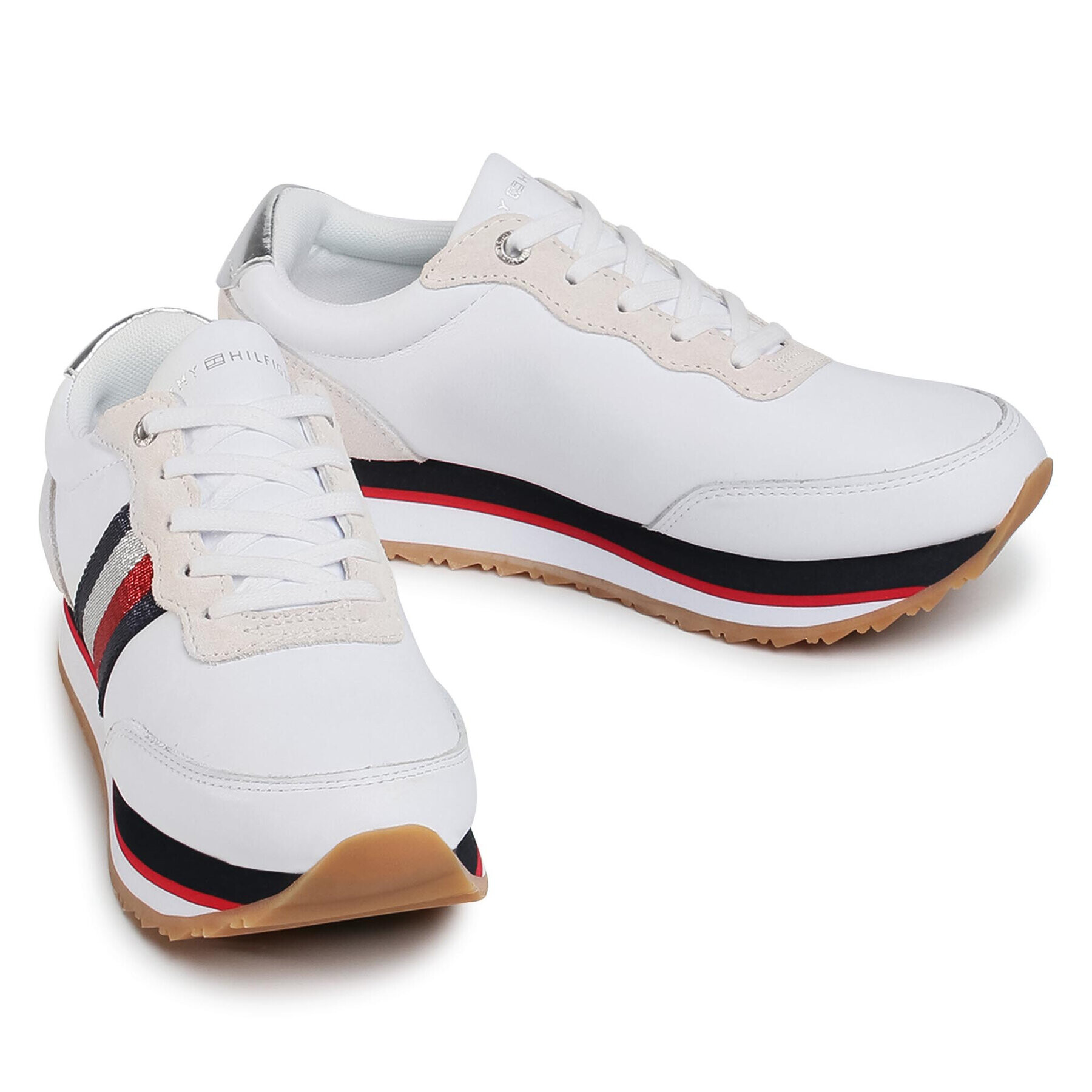 Tommy Hilfiger Сникърси Tommy Tape Sneaker FW0FW04997 Бял - Pepit.bg