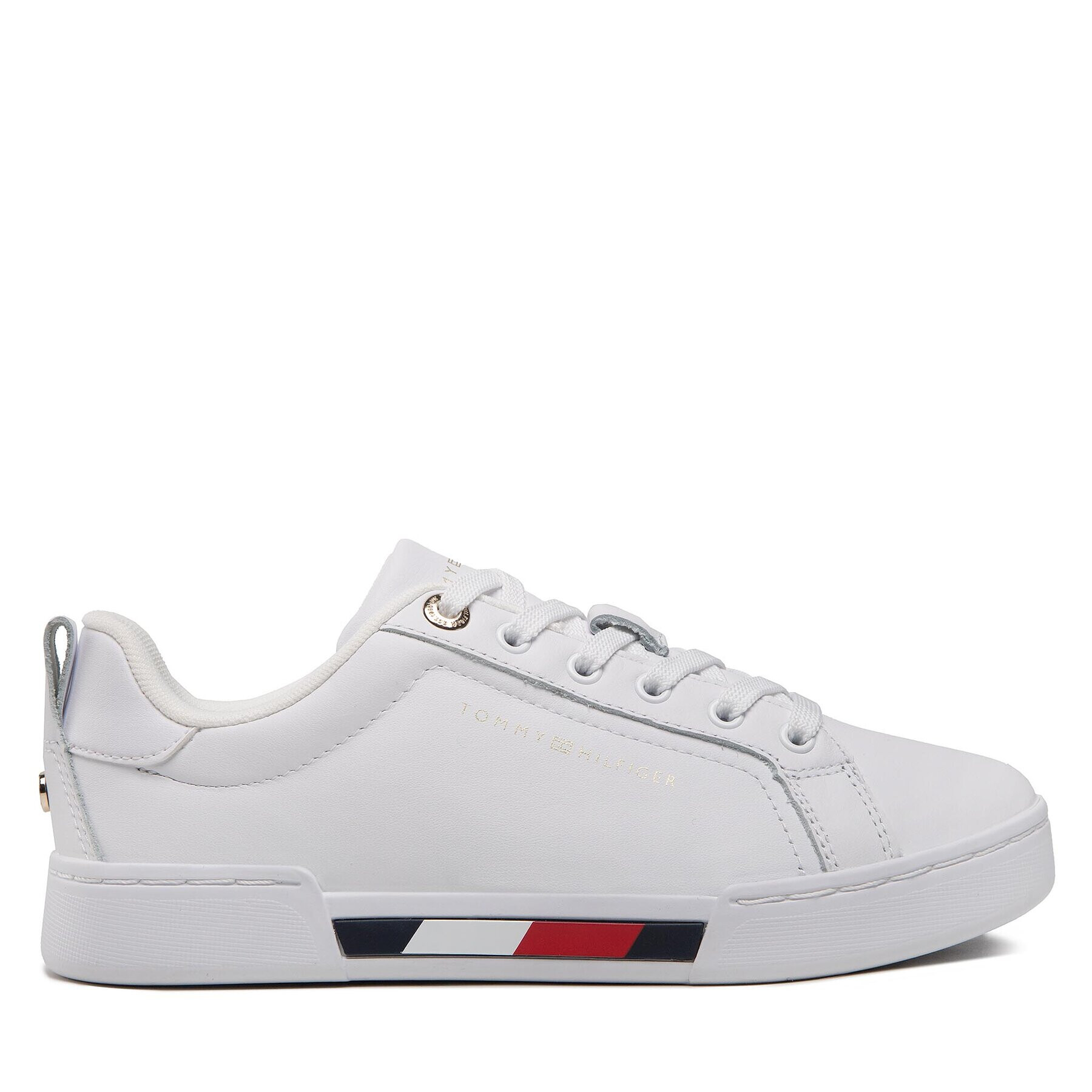 Tommy Hilfiger Сникърси Tricolor Insert Sneaker FW0FW06729 Бял - Pepit.bg