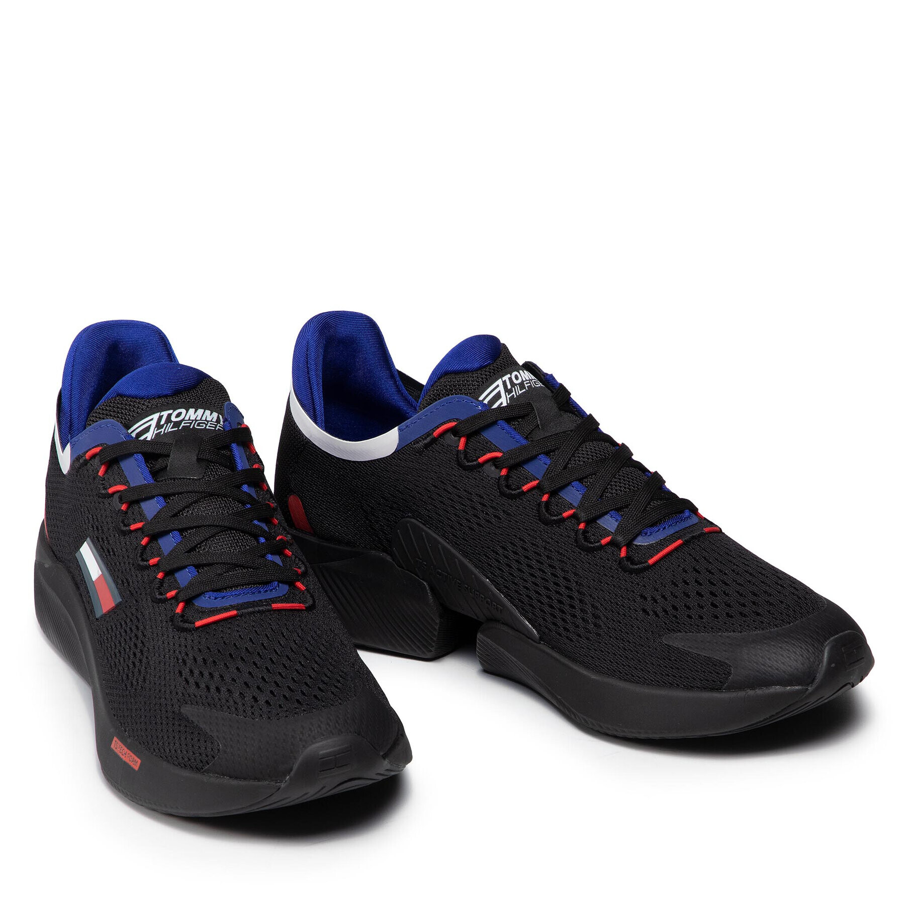 Tommy Hilfiger Сникърси Ts Elite Racer 1 FD0FD00031 Черен - Pepit.bg