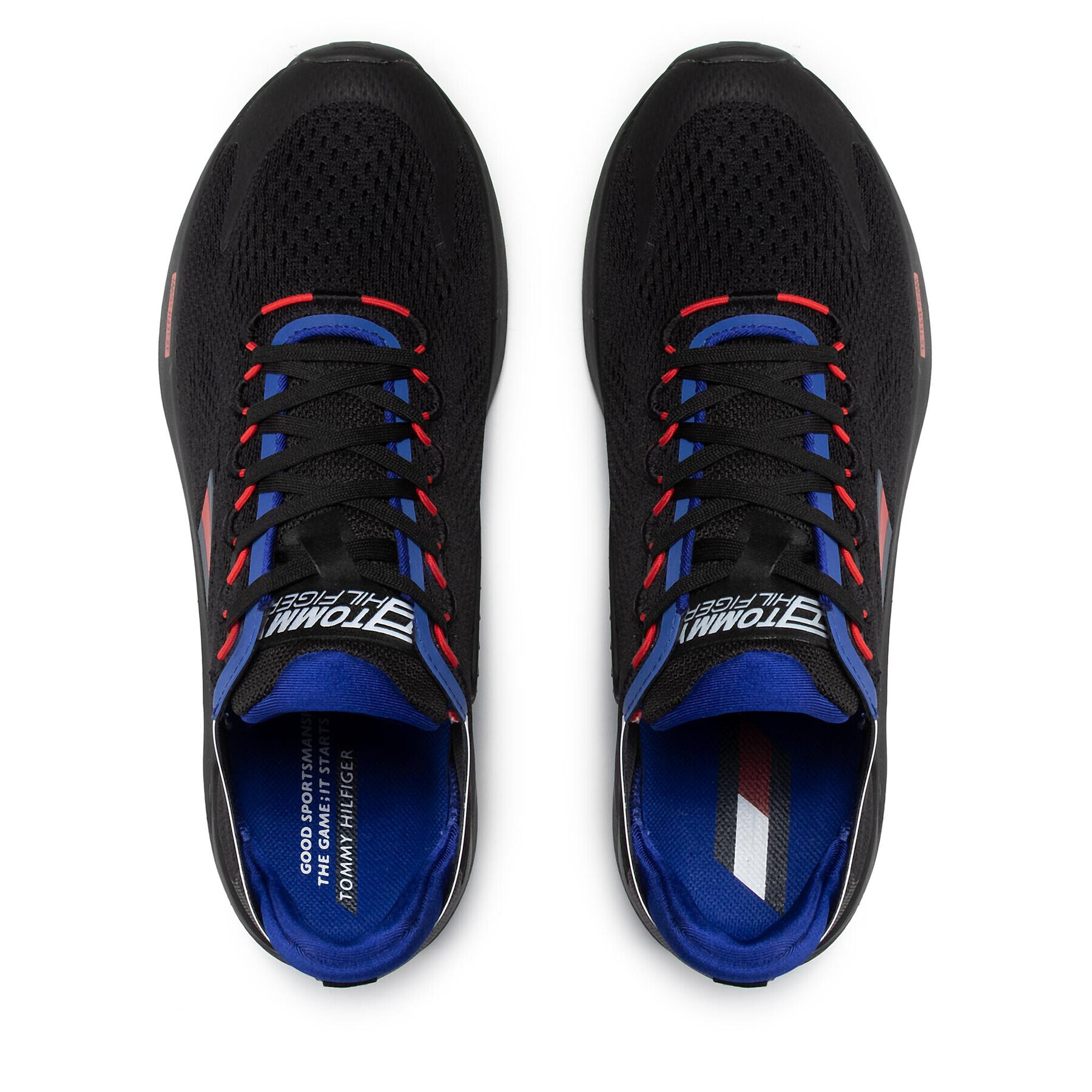 Tommy Hilfiger Сникърси Ts Elite Racer 1 FD0FD00031 Черен - Pepit.bg