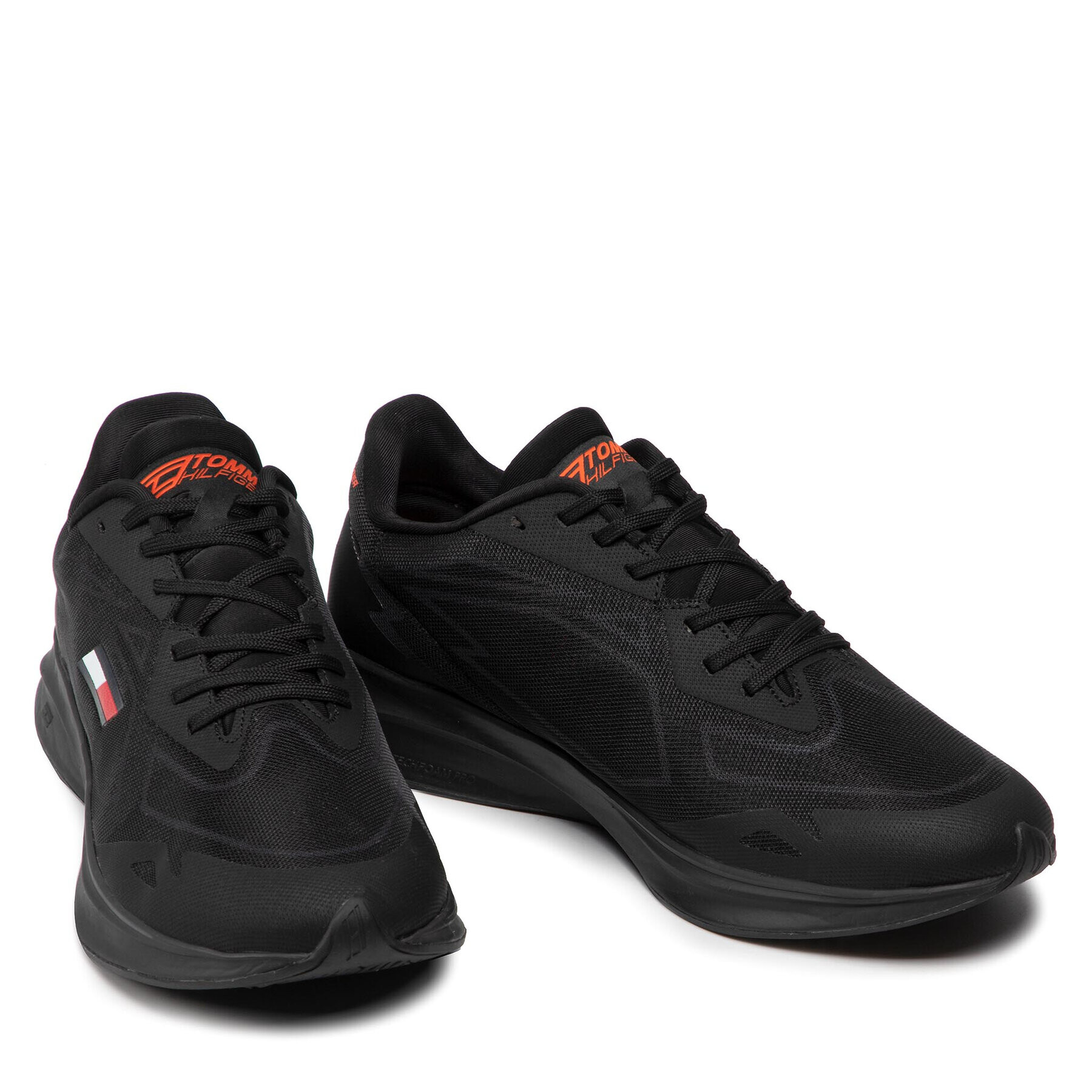 Tommy Hilfiger Сникърси Ts Sleek 1 FD0FD00034 Черен - Pepit.bg