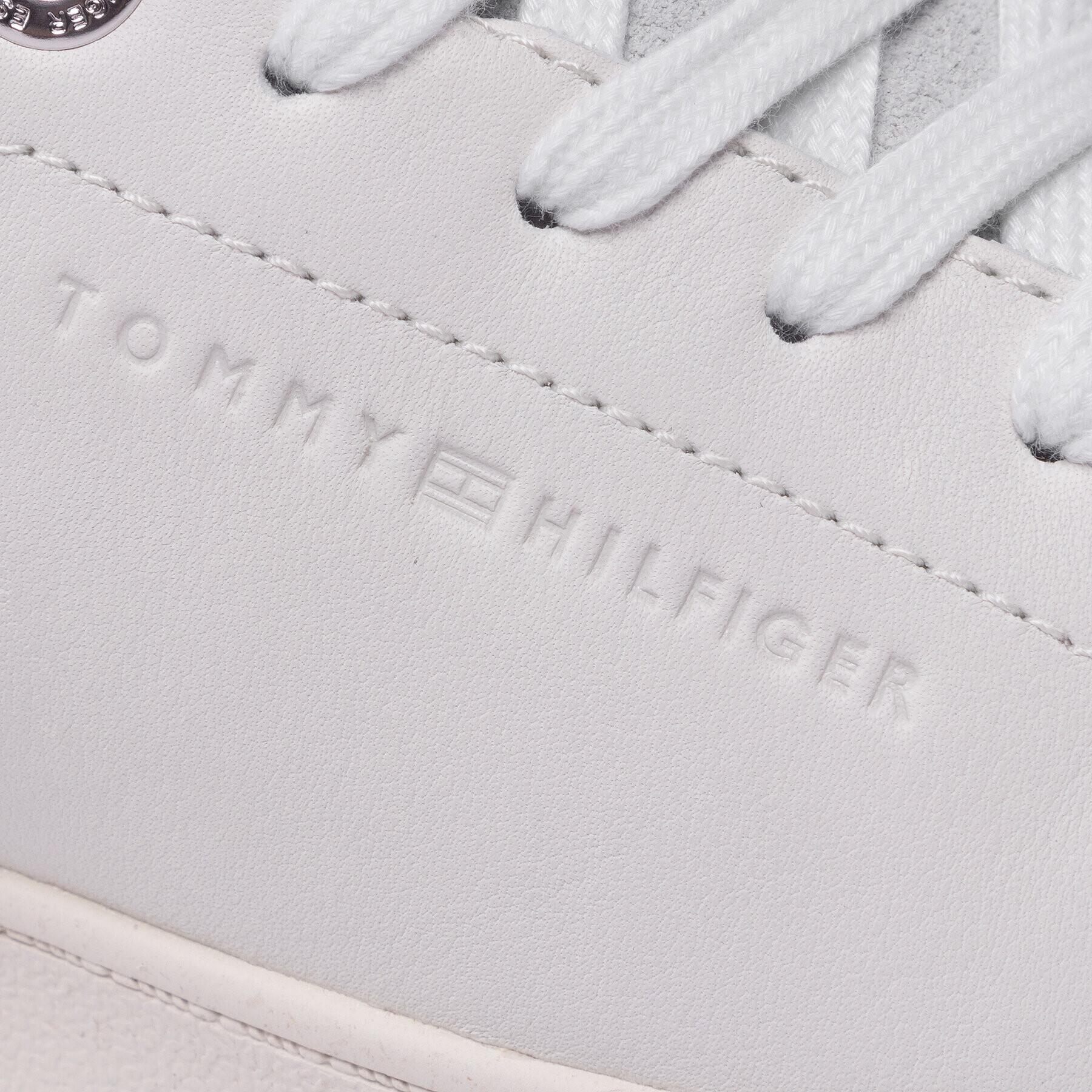 Tommy Hilfiger Сникърси Tw W Undyed Cupsole FW0FW06452 Бял - Pepit.bg