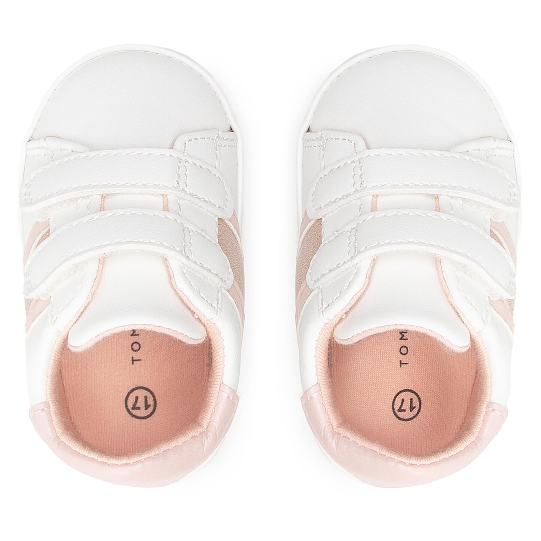 Tommy Hilfiger Сникърси Velcro Shoe T0A4-32111-0724 Бял - Pepit.bg
