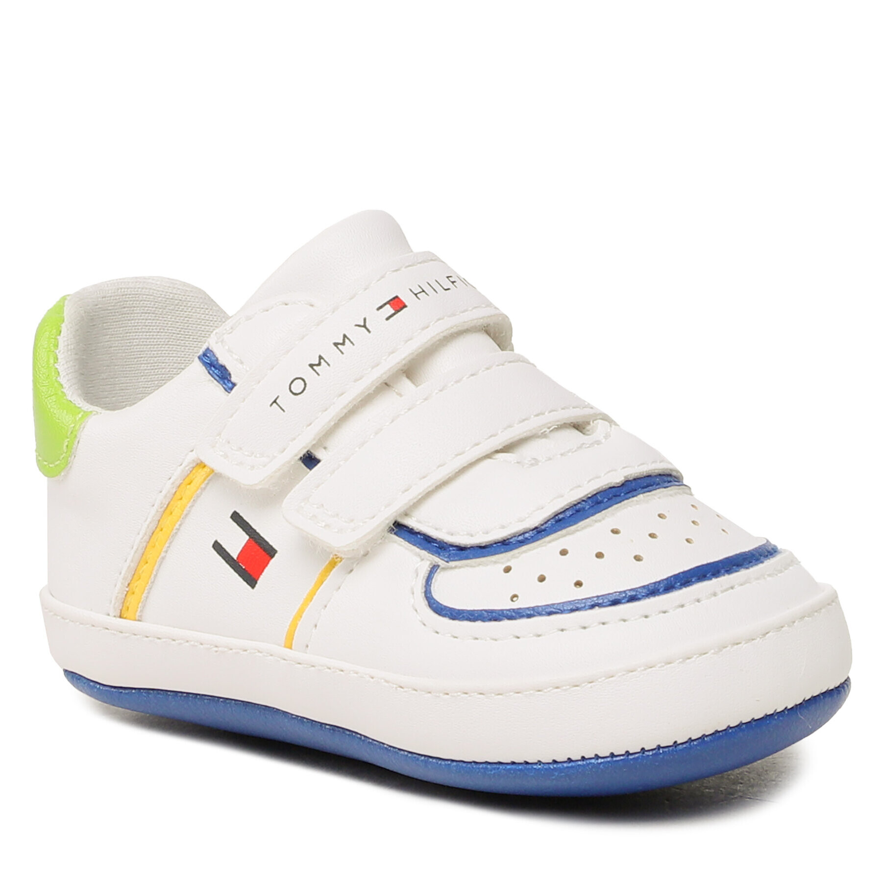 Tommy Hilfiger Сникърси Velcro Shoe T0B4-32819-1582 Бял - Pepit.bg