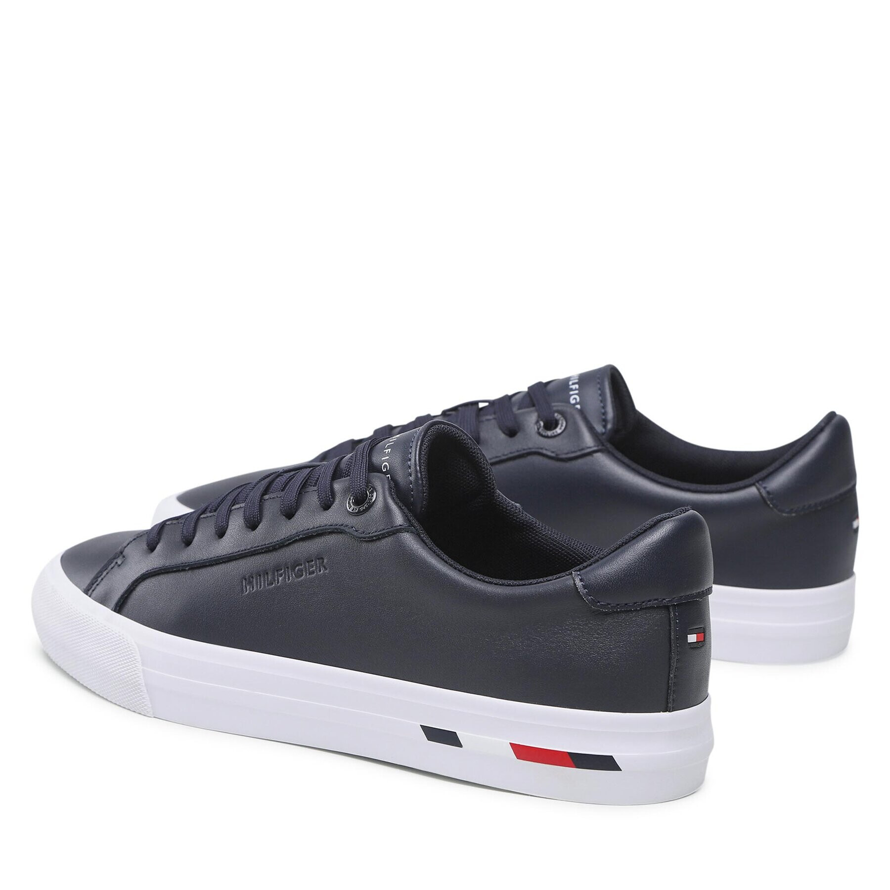 Tommy Hilfiger Сникърси Vulc Modern Leather FM0FM04314 Тъмносин - Pepit.bg