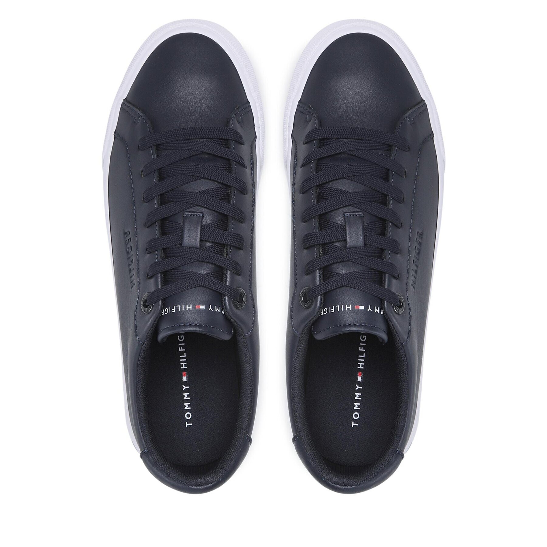 Tommy Hilfiger Сникърси Vulc Modern Leather FM0FM04314 Тъмносин - Pepit.bg